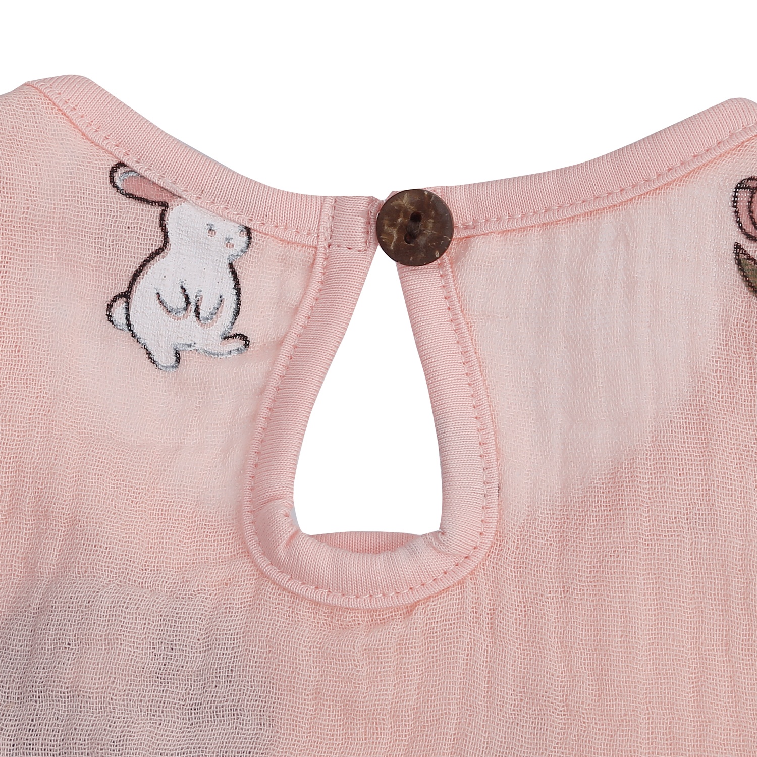 Váy thời trang bé gái KidsPlaza in thỏ hồng M24H (Hồng) hình 3