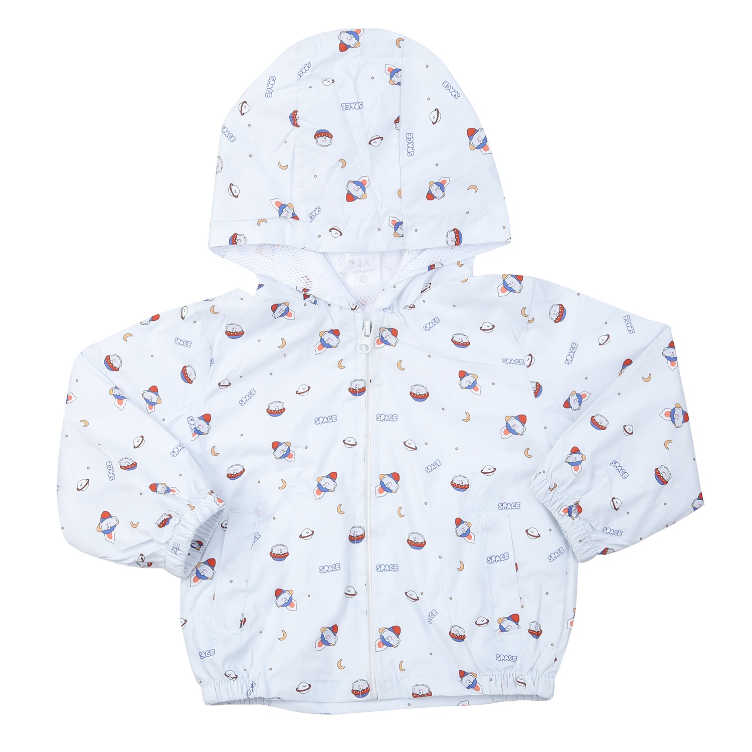 Áo gió bé trai KidsPlaza in vũ trụ 24K-WJ04 (Xám) hình 1