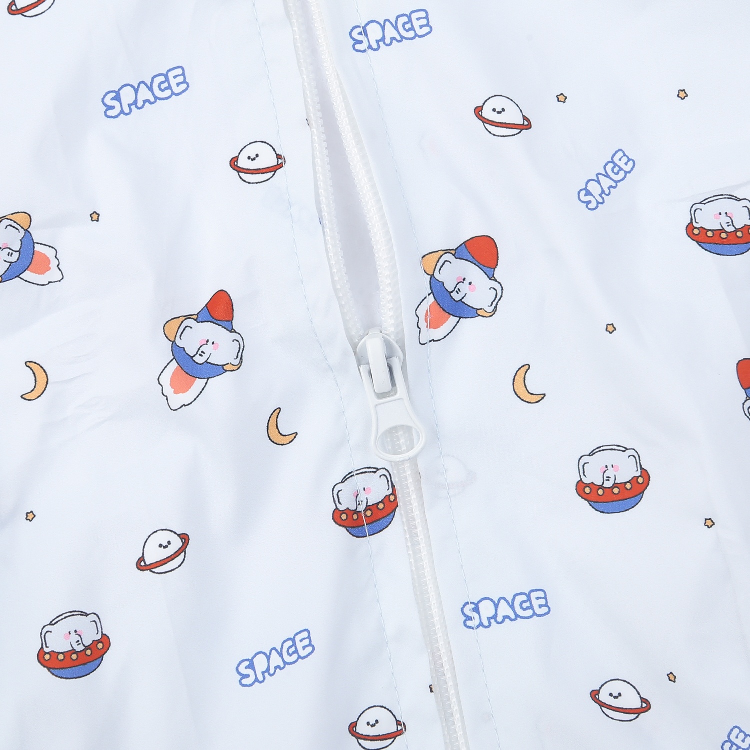 Áo gió bé trai KidsPlaza in vũ trụ 24K-WJ04 (Xám) hình 2