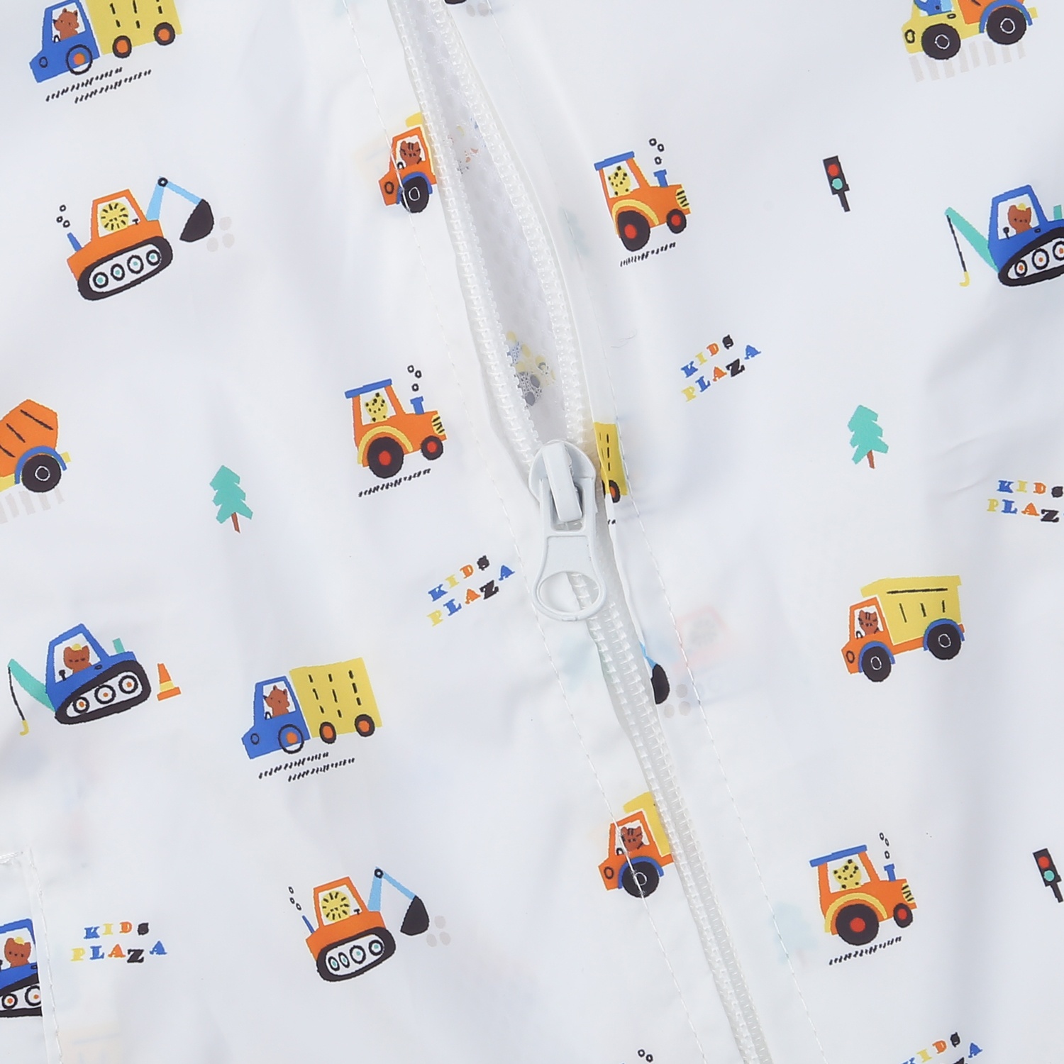 Áo gió bé trai KidsPlaza in xe 24K-WJ02 (Trắng) 