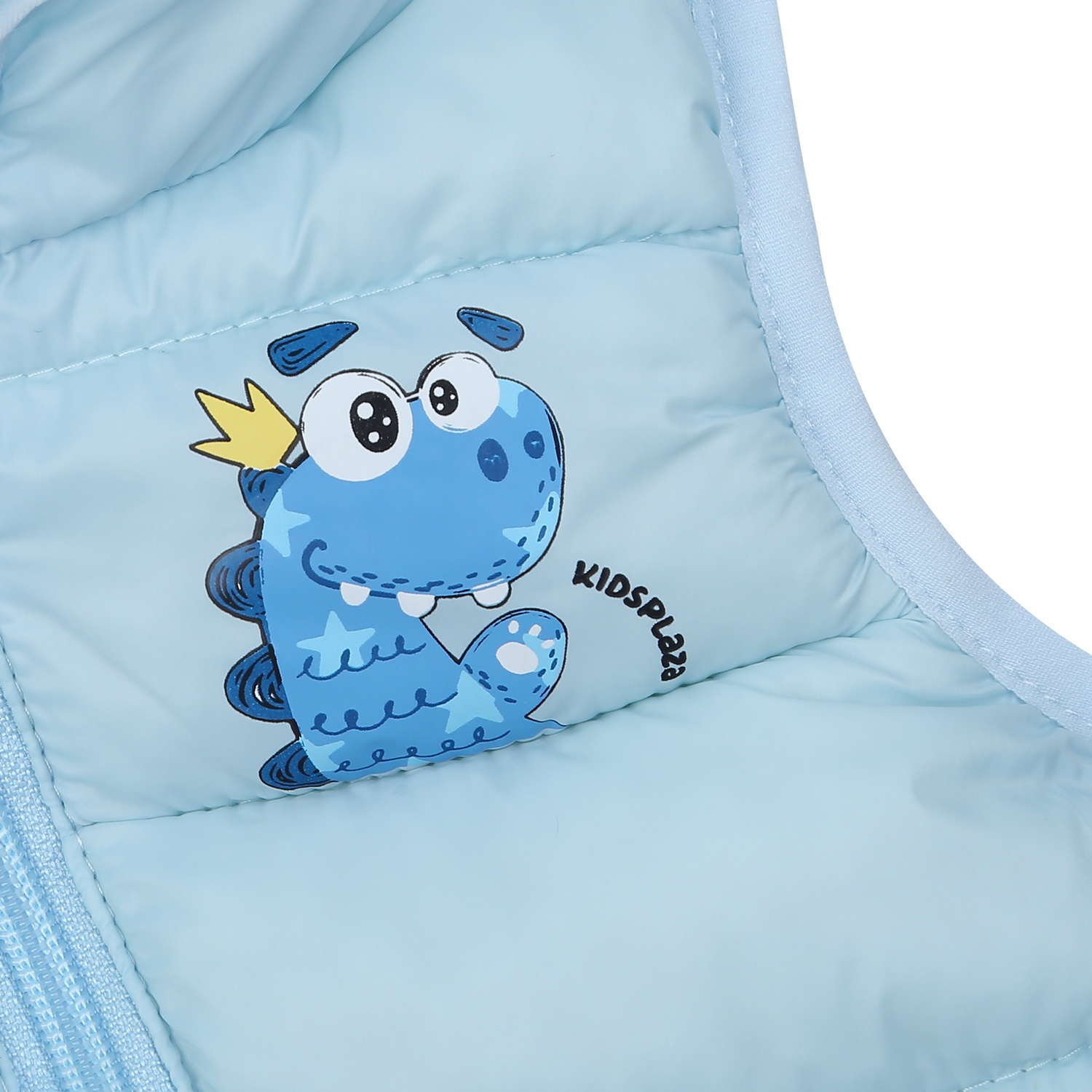 Áo khoác gile bé trai KidsPlaza in khủng long 24K (Xanh da trời) 