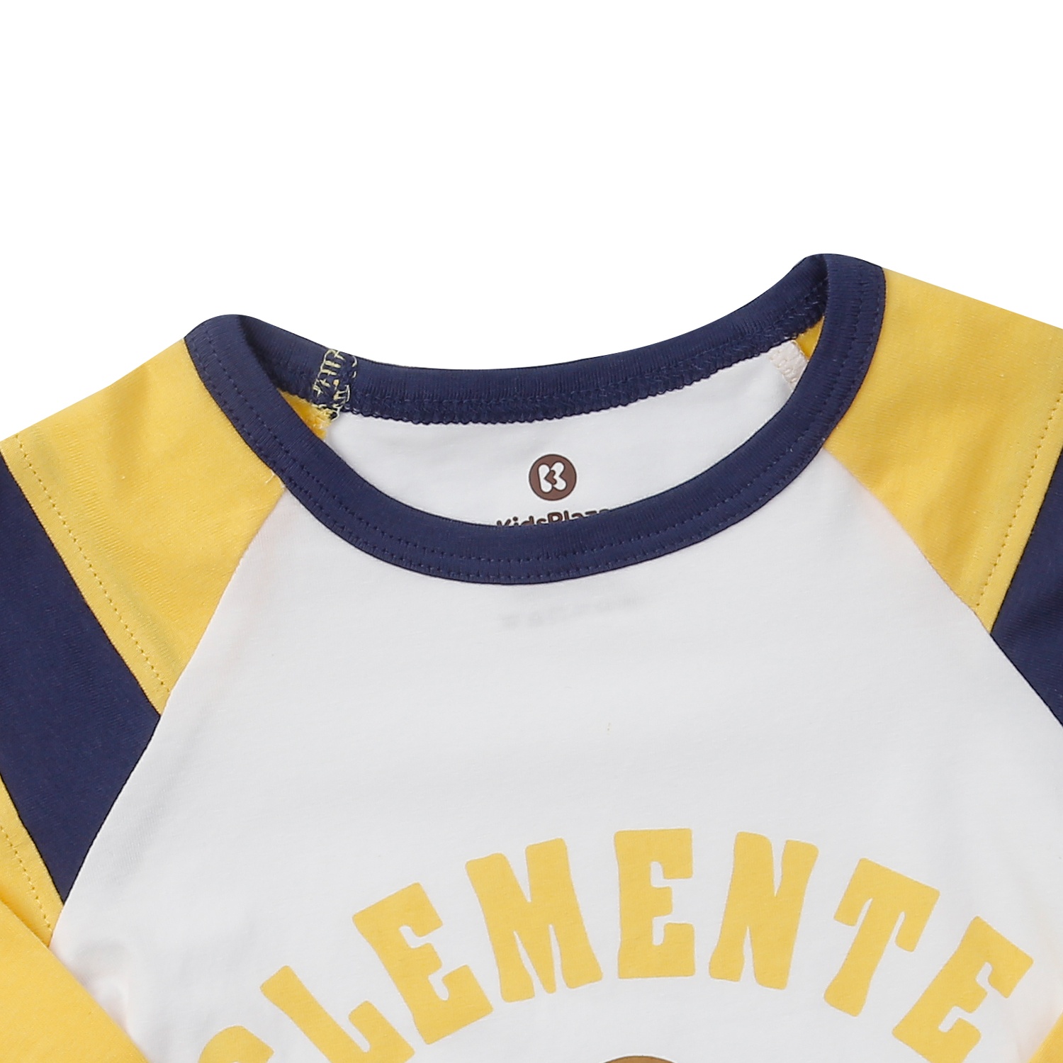 Bộ dài tay bé trai KidsPlaza in chữ M24T (Vàng xanh)