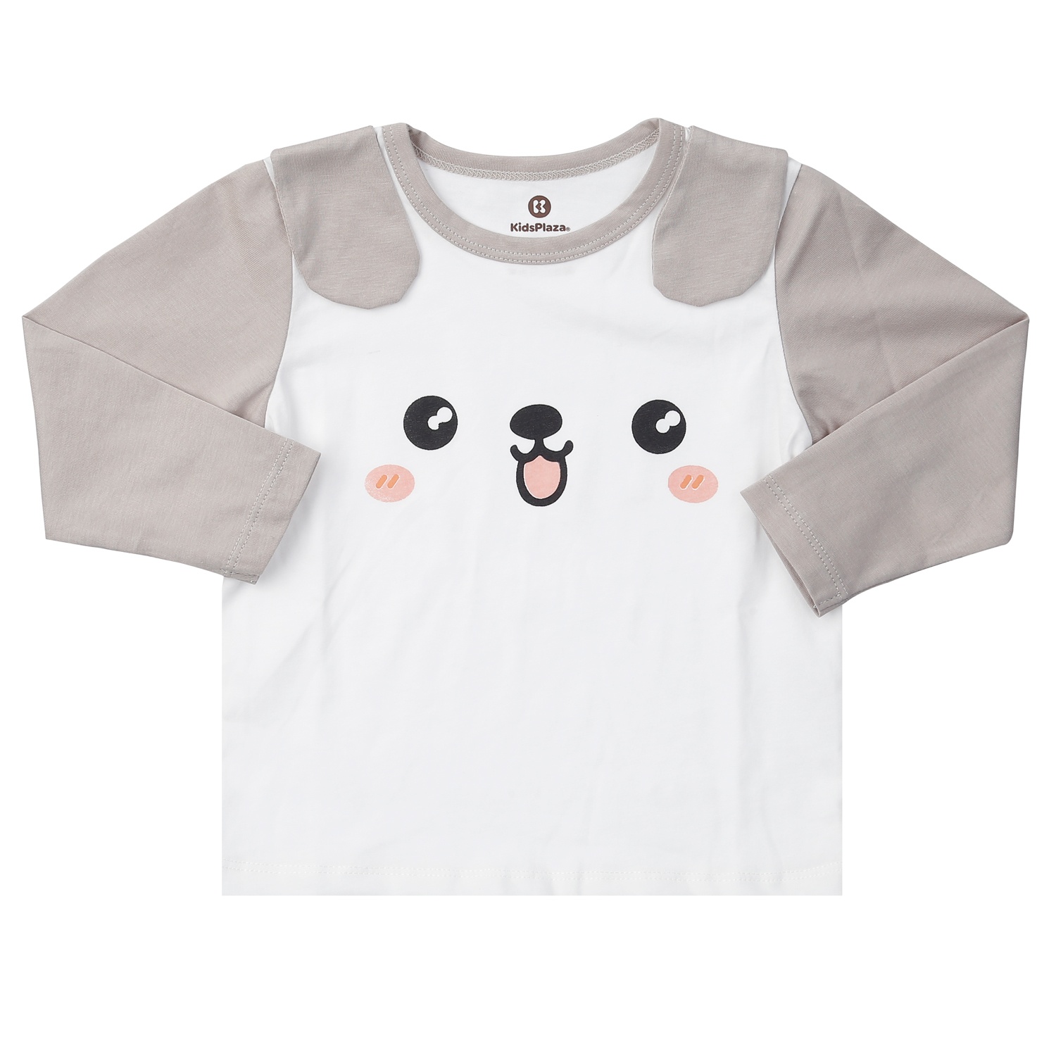 Bộ dài tay bé trai KidsPlaza in cún M24T (Trắng nâu)