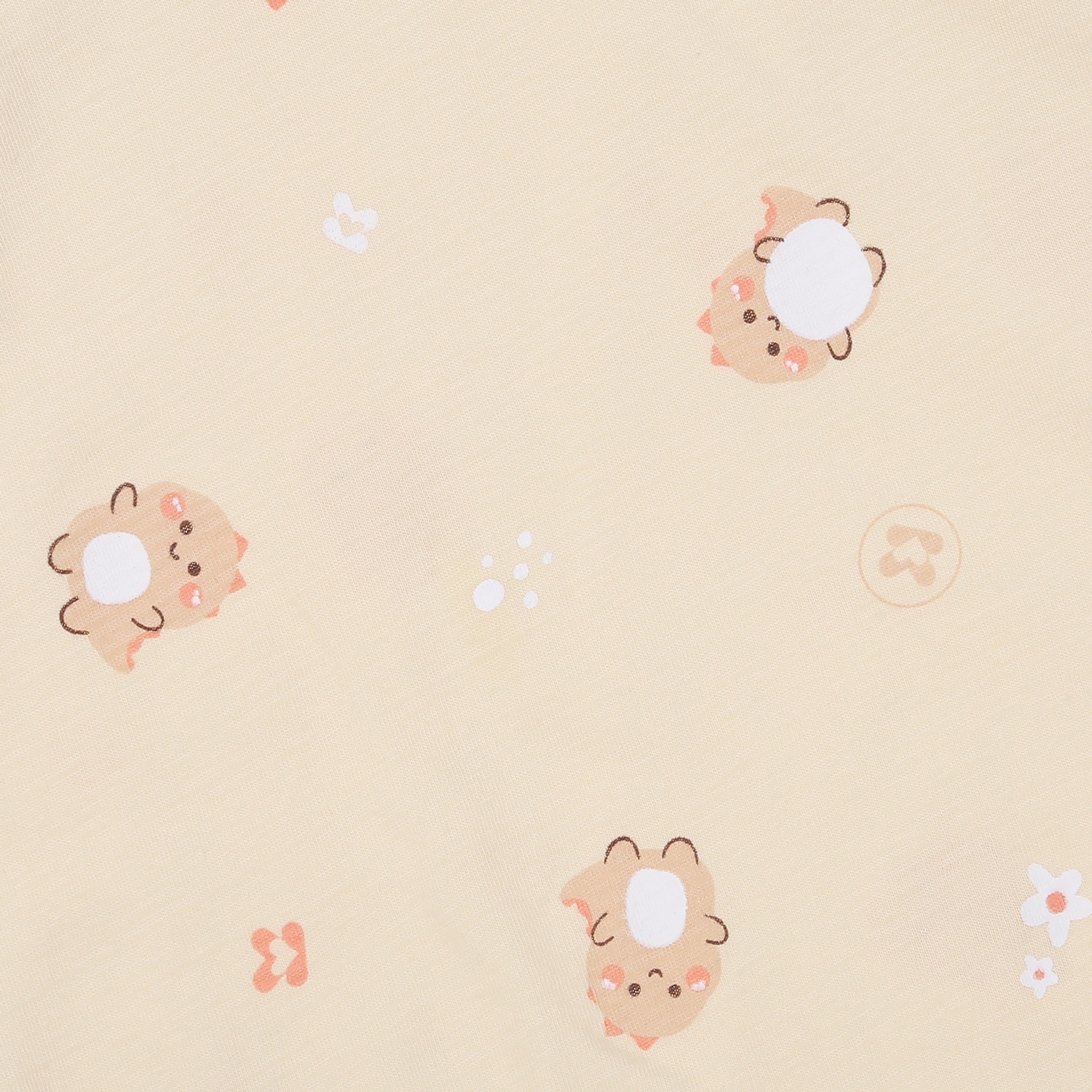 Bộ quần áo ba lỗ bé trai KidsPlaza kẻ in khủng long M24H (Be) hình 4