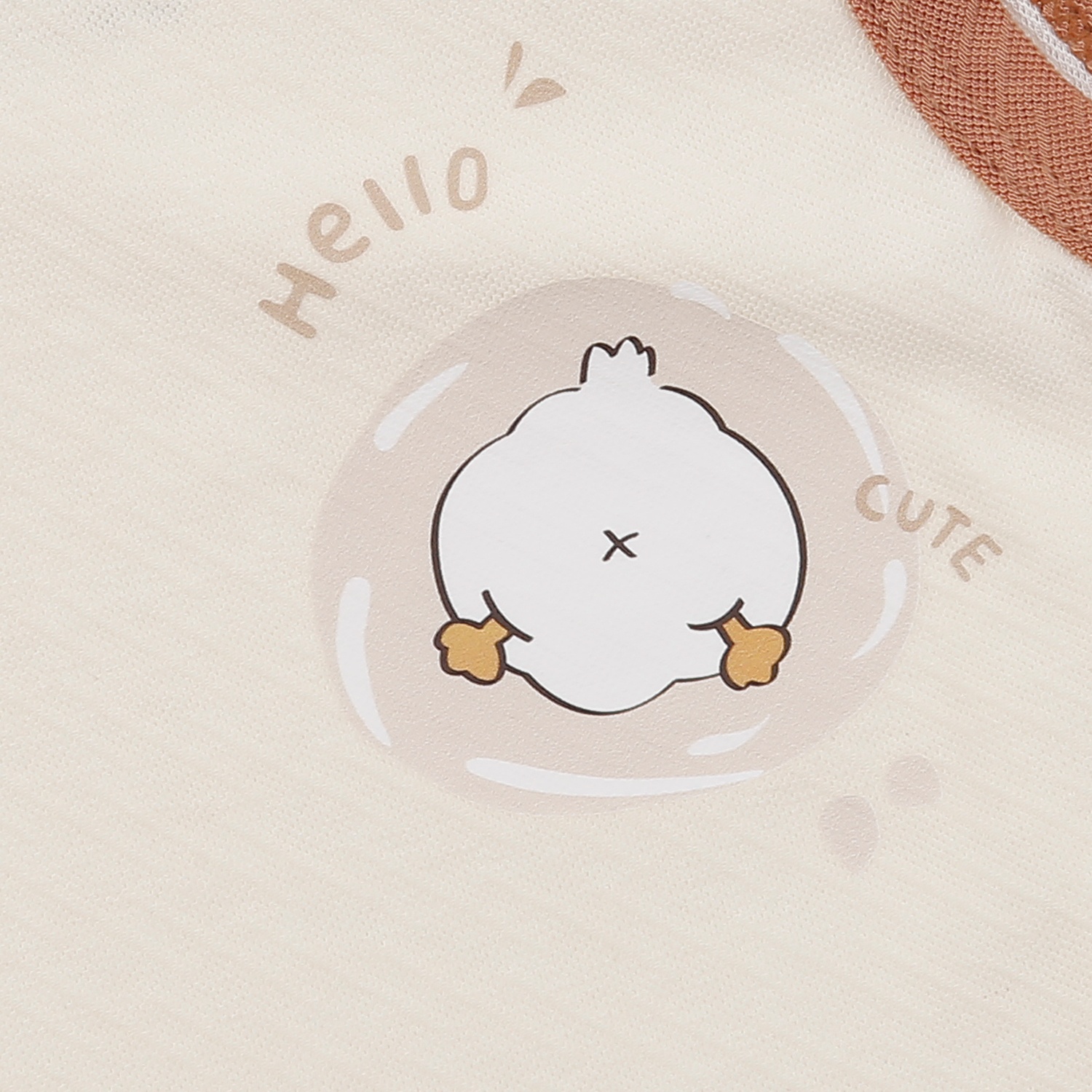 Bộ quần áo ba lỗ KidsPlaza sợi chanh HN24H (Be) hình 3