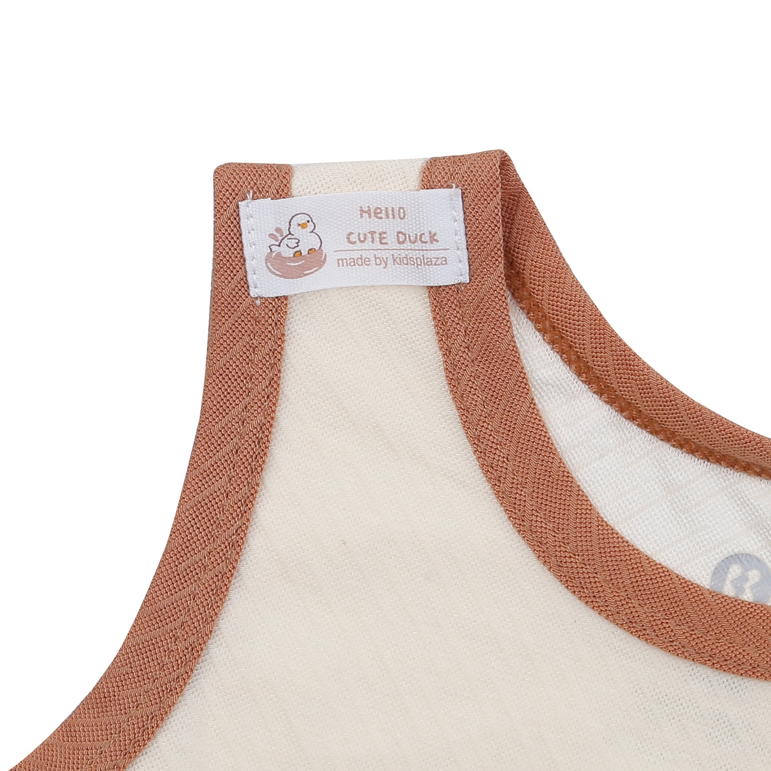 Bộ quần áo ba lỗ KidsPlaza sợi chanh HN24H (Be) hình 4