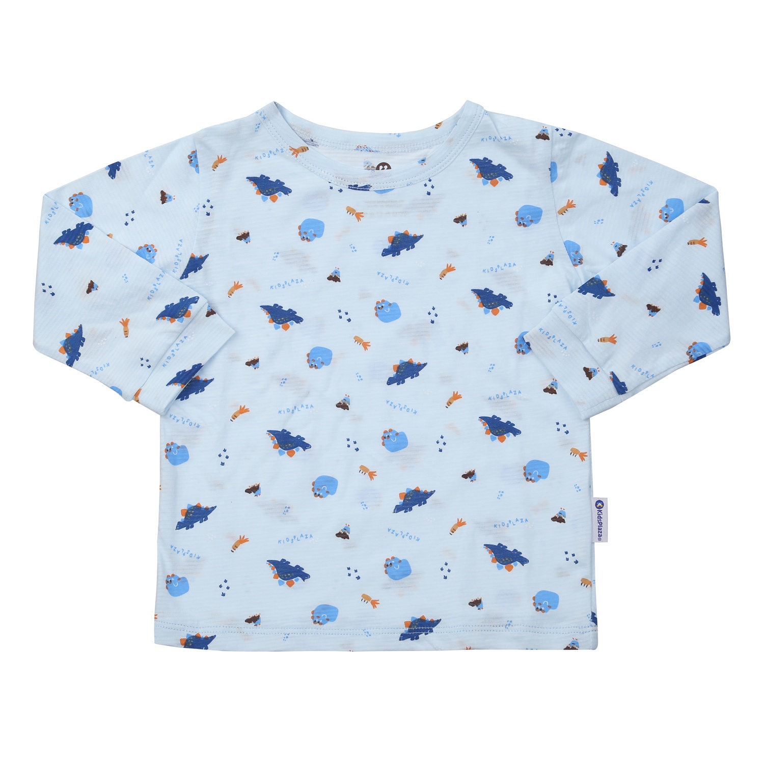 Bộ quần áo bé trai dài tay KidsPlaza in khủng long M24T (Xanh)  hình 2