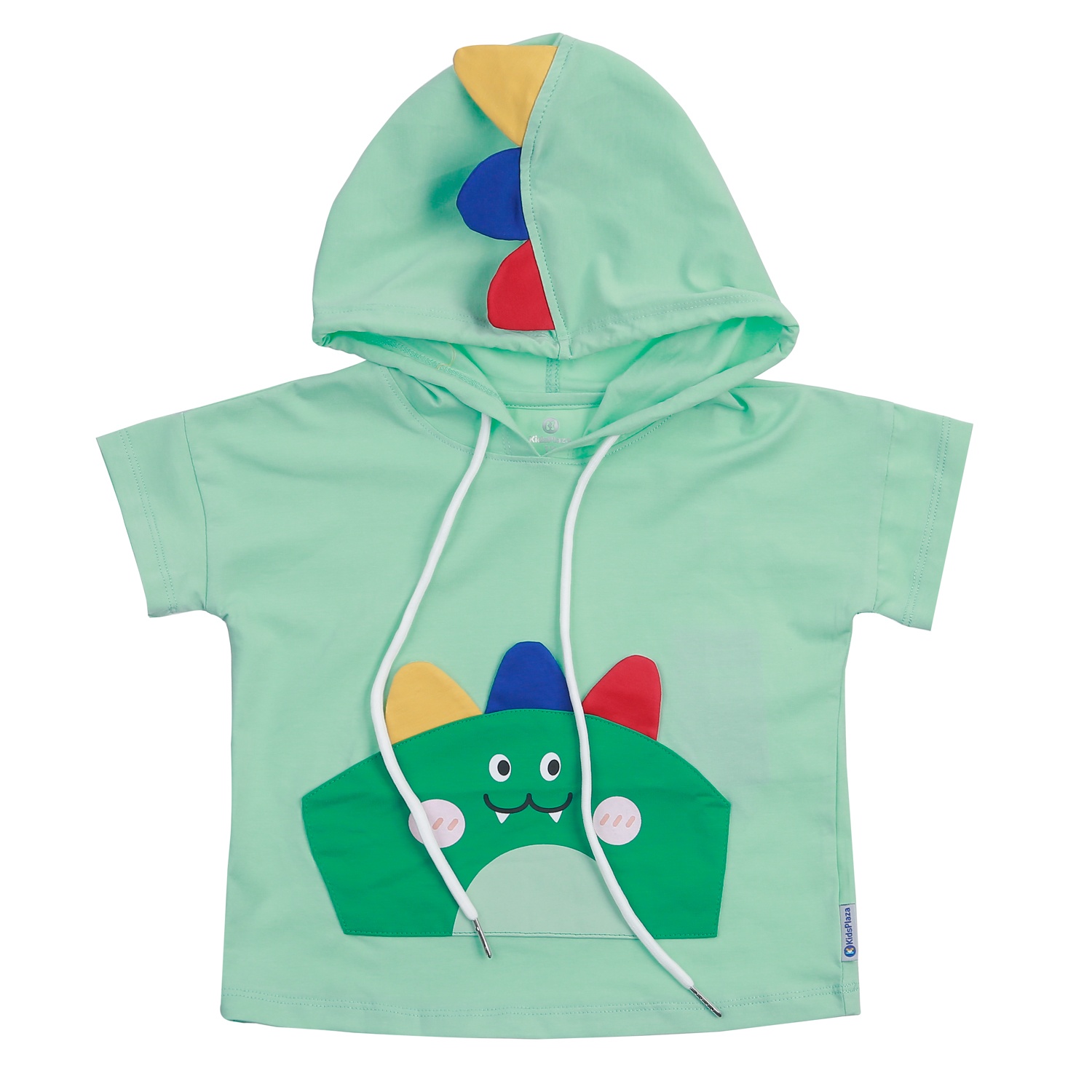 Bộ quần áo cộc tay bé trai KidsPlaza in khủng long TT24H (Xanh lá) hình 2