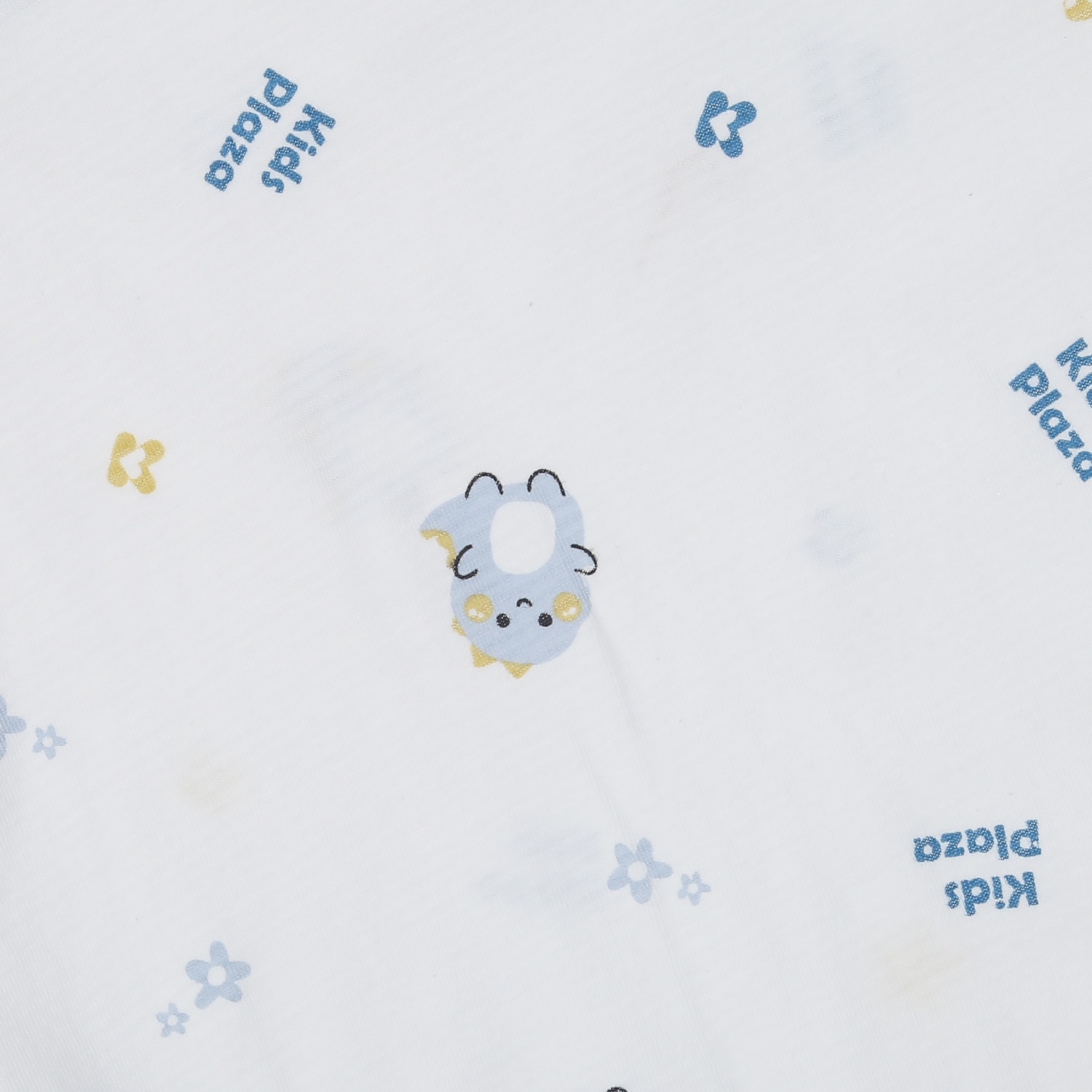 Bộ quần áo cộc tay bé trai KidsPlaza in khủng long M24H (Trắng) hình 4