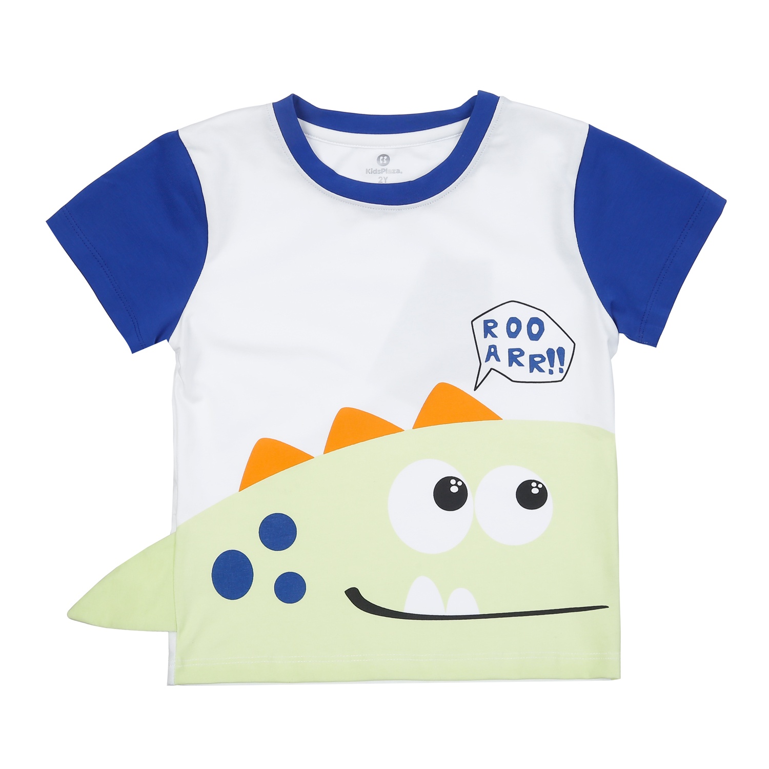 Bộ quần áo cộc tay bé trai KidsPlaza in khủng long TT24H (Xanh biển)