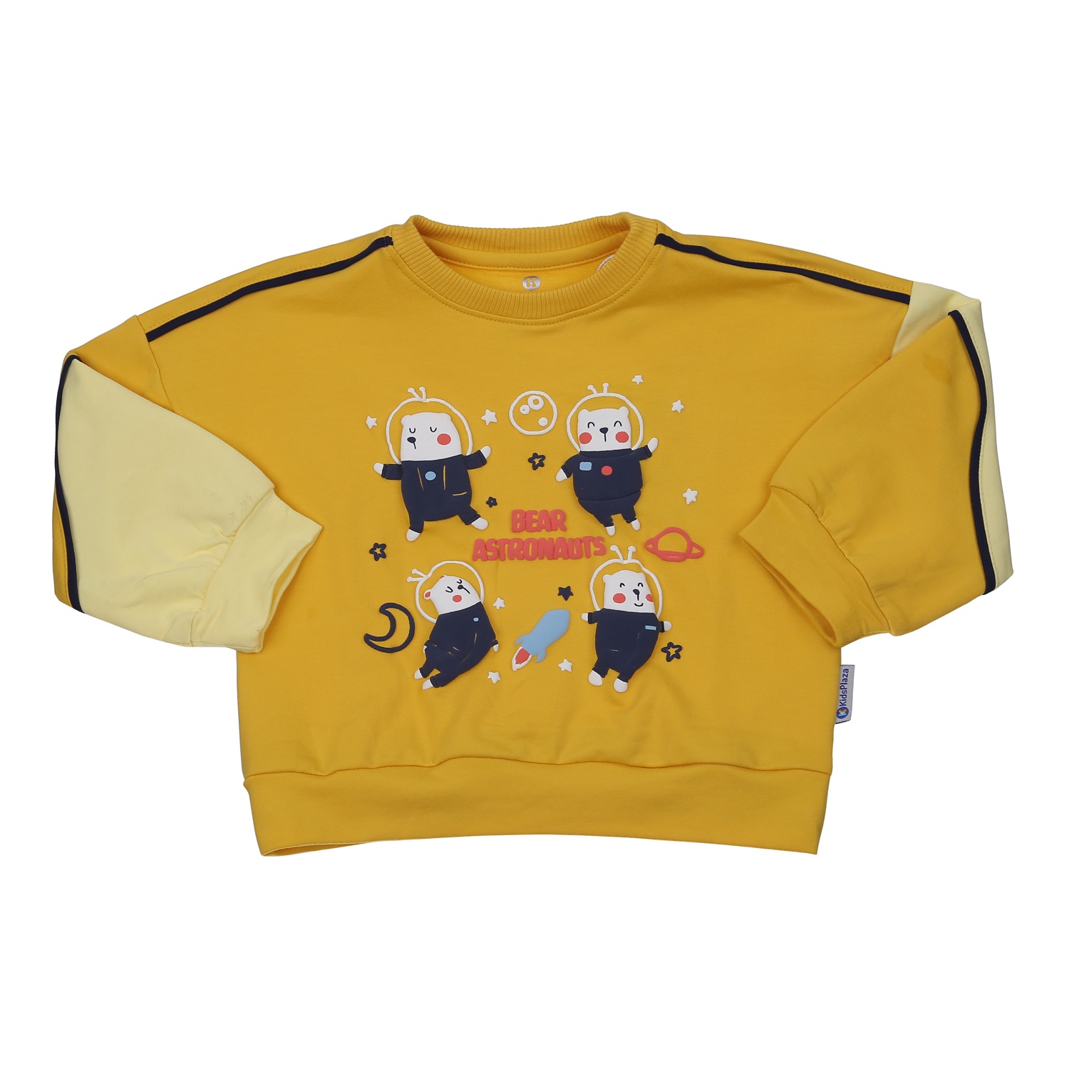 Bộ quần áo dài tay bé trai KidsPlaza in Astronauts TT23T (Vàng) 