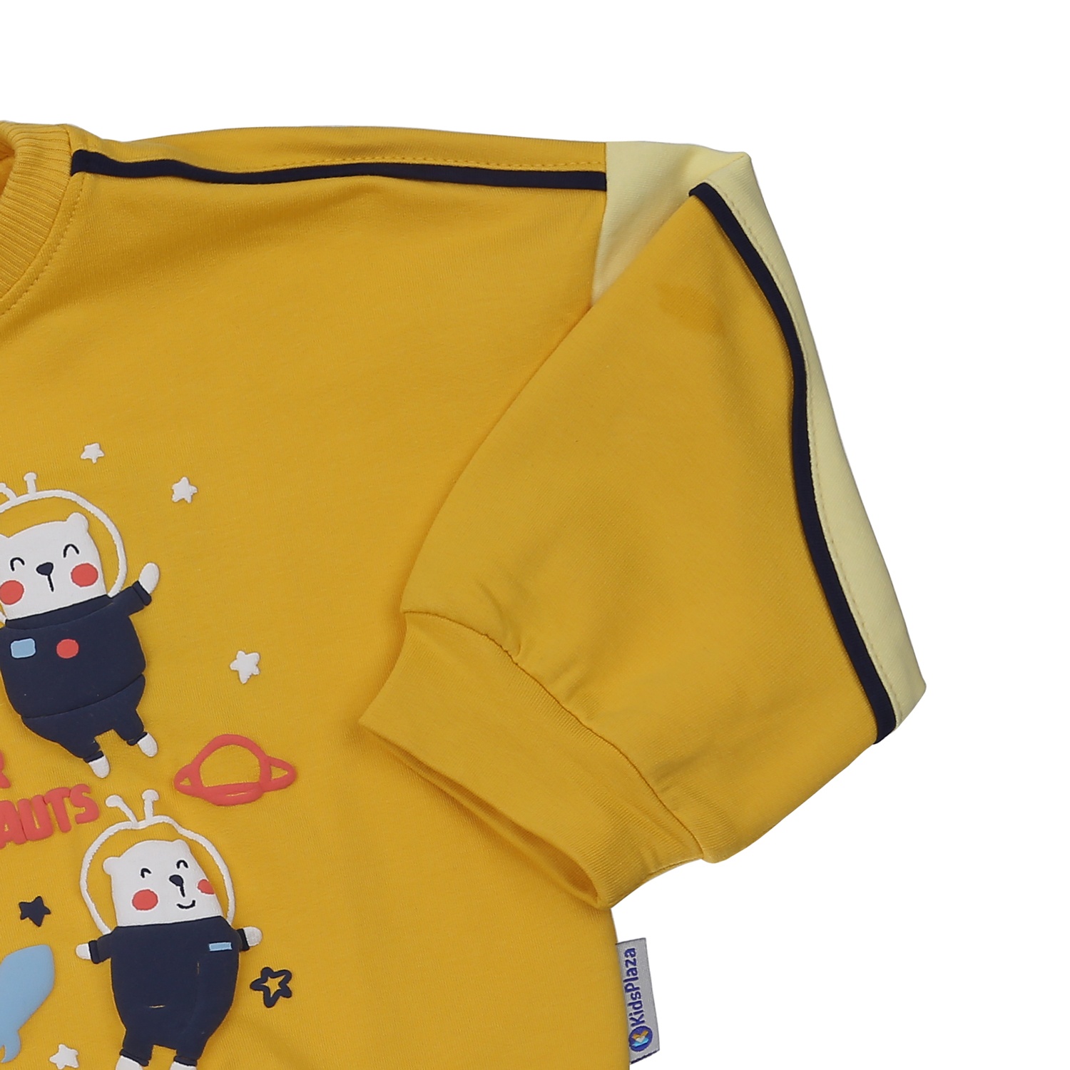 Bộ quần áo dài tay bé trai KidsPlaza in Astronauts TT23T (Vàng) 