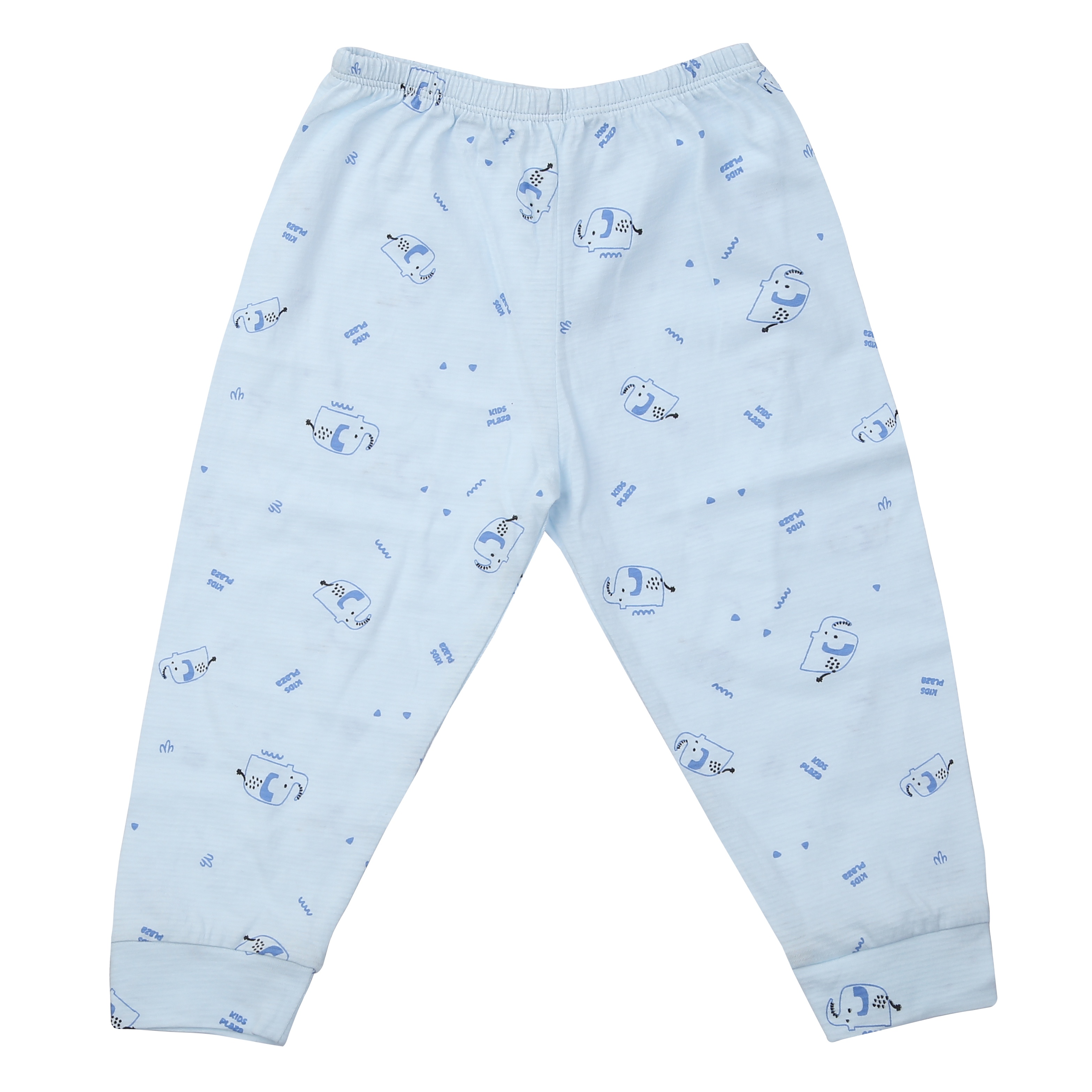 Bộ quần áo dài tay bé trai KidsPlaza in voi M24T (Xanh dương)