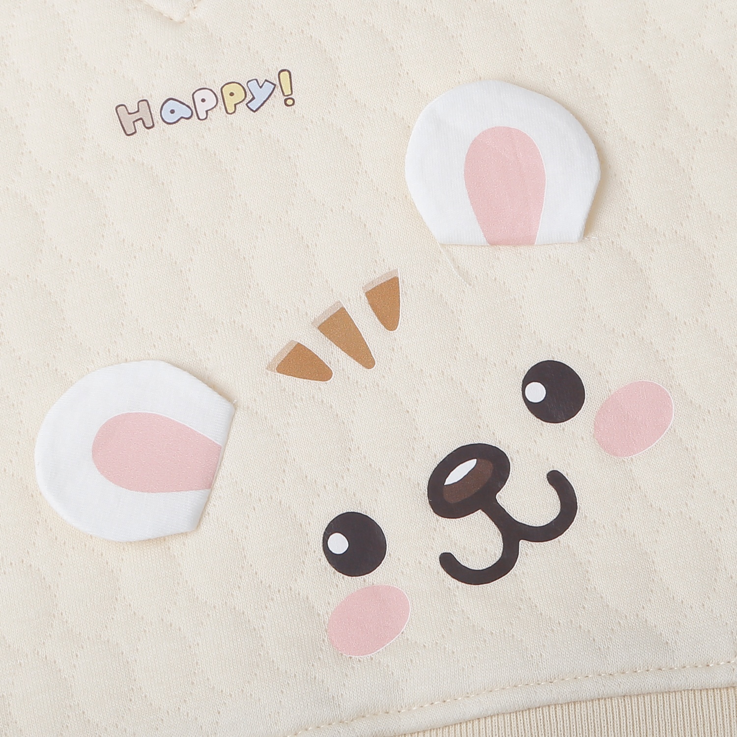 Áo gile bông trơn cho bé KidsPlaza cổ tim HN25D (Vàng) hình 4