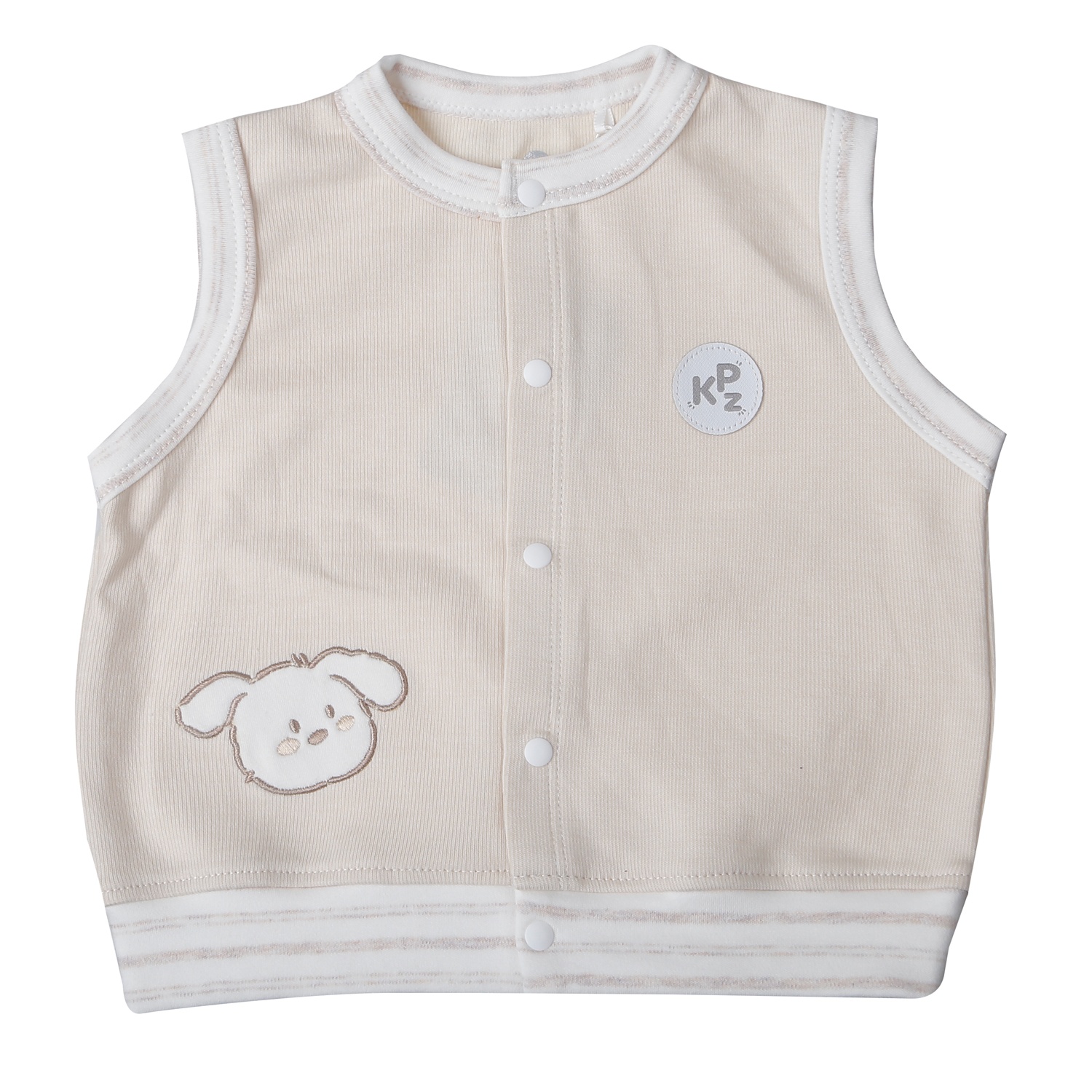 Áo gile cài giữa cho bé KidsPlaza ND25D (Be)