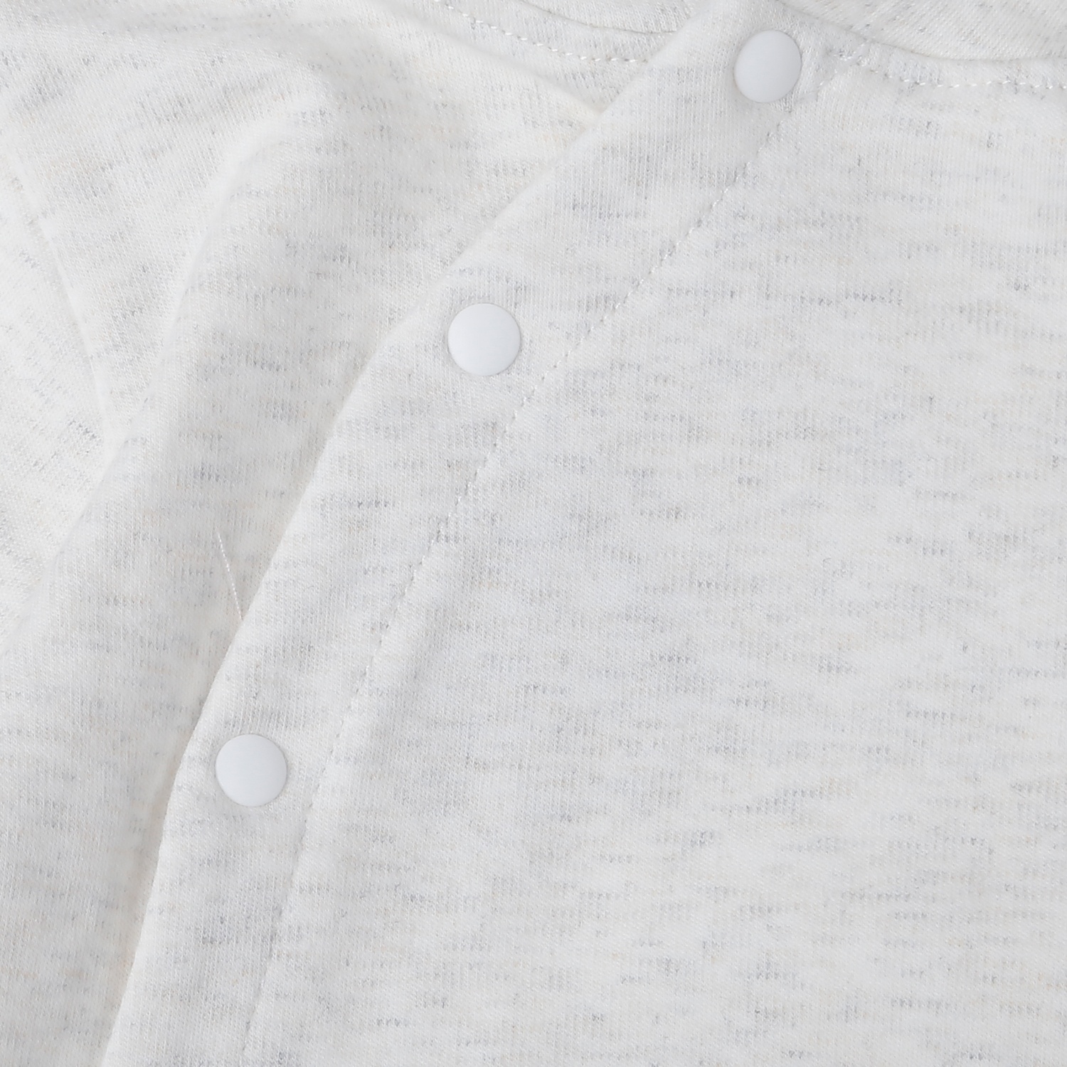 Áo khoác cài lệch cho bé KidsPlaza mũ có tai ND25D (Xanh ghi) 