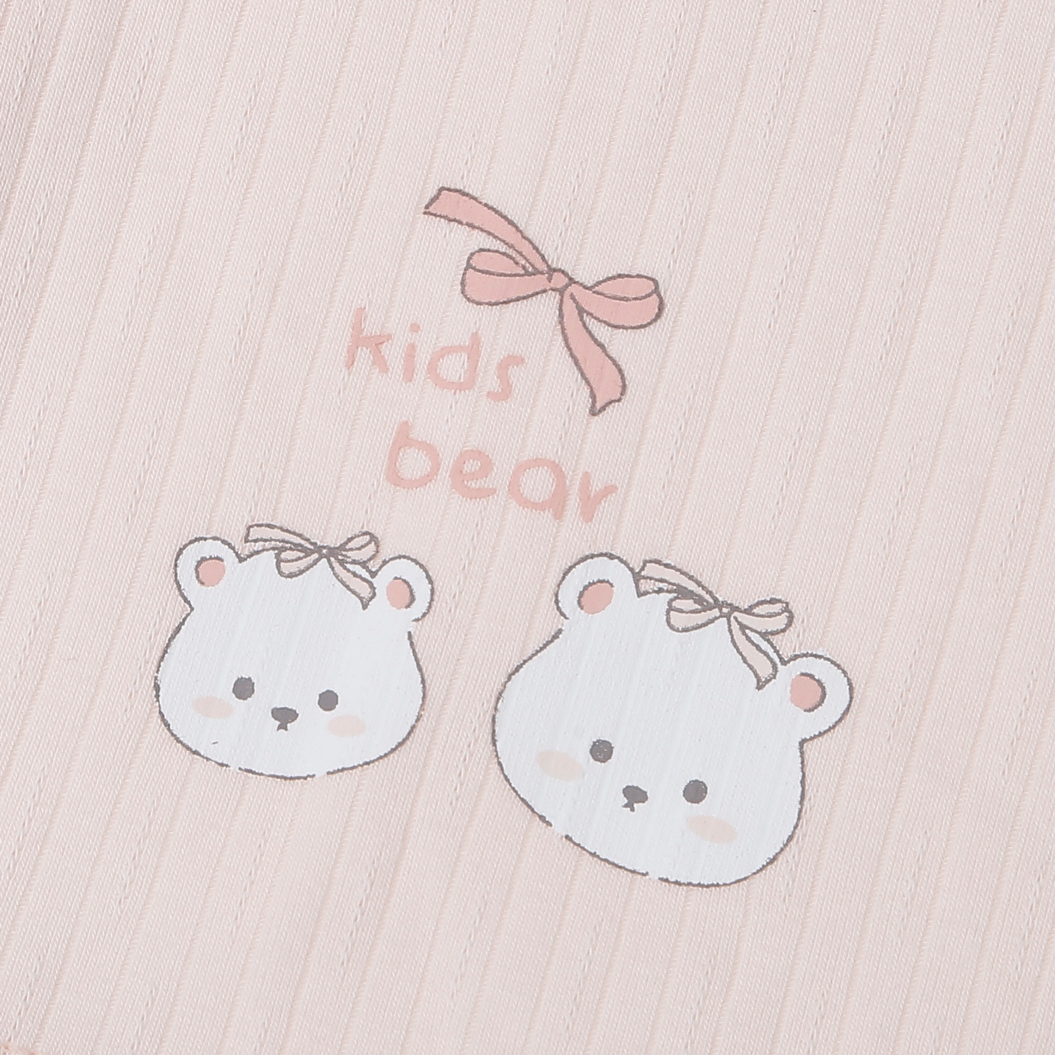 Áo cổ 3 phân KidsPlaza kẻ tăm ND25T (Hồng) hình 2