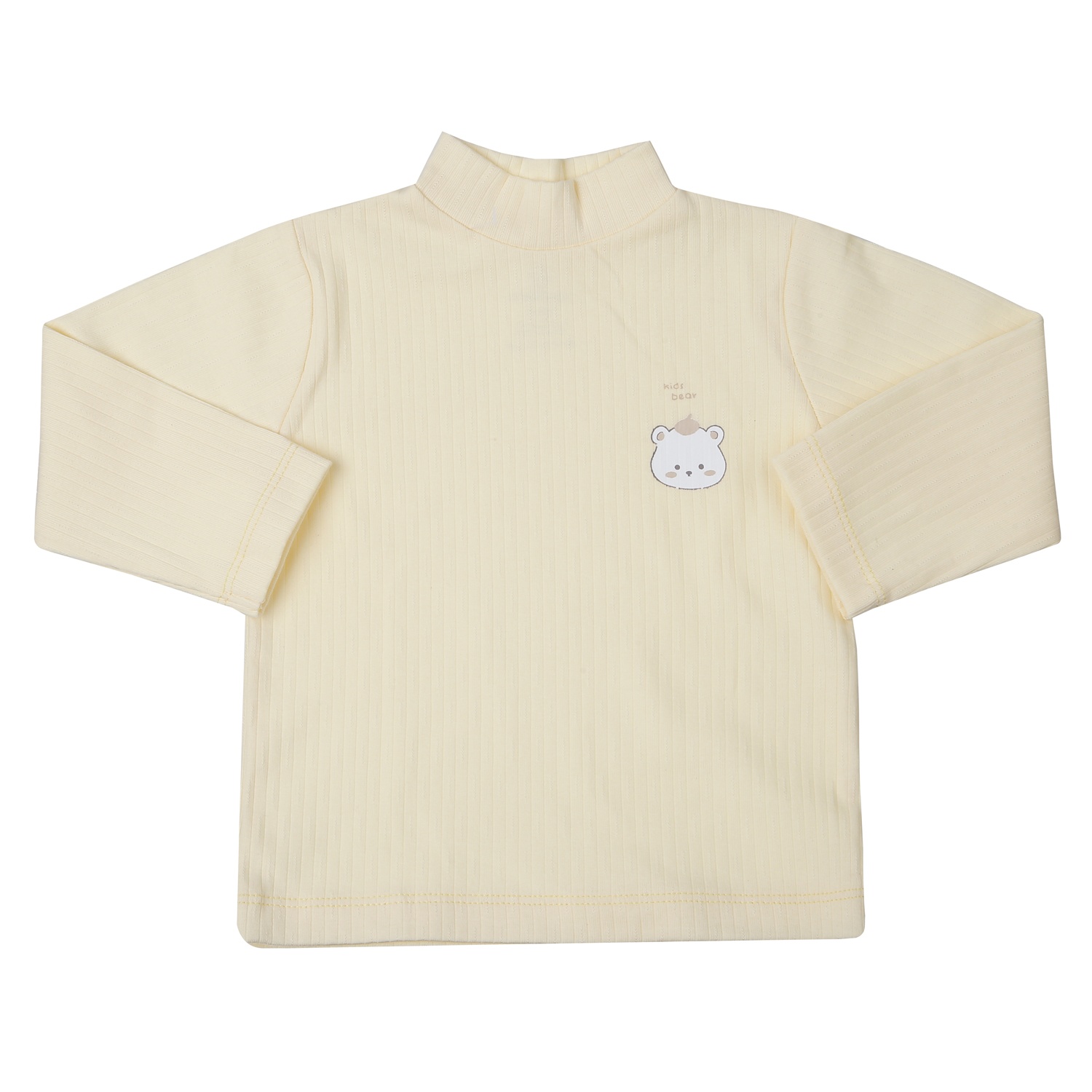 Áo cổ 3 phân KidsPlaza kẻ tăm ND25T (Vàng) hình 1