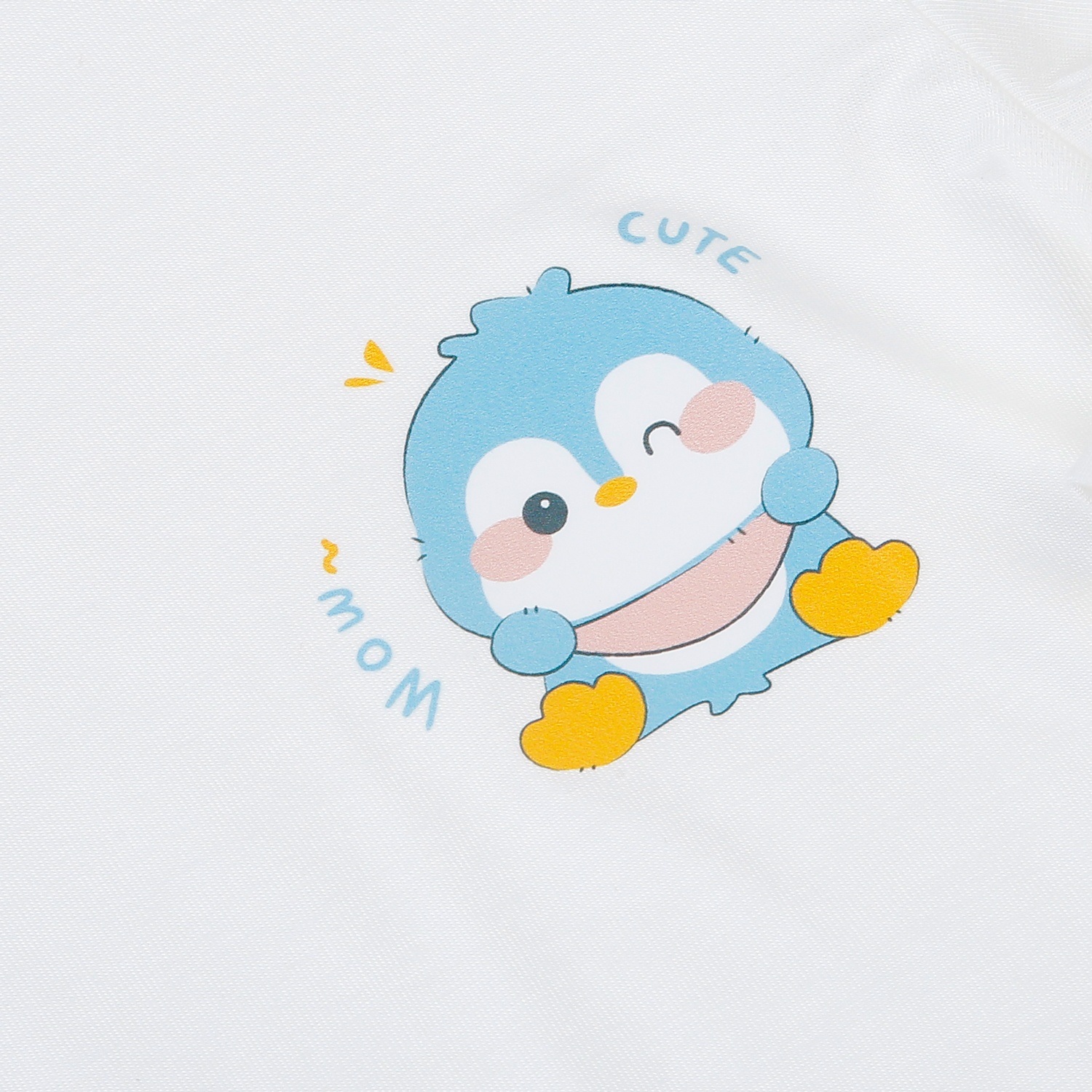 Áo cổ 3 phân KidsPlaza Modal in chim M25T (Trắng) hình 2