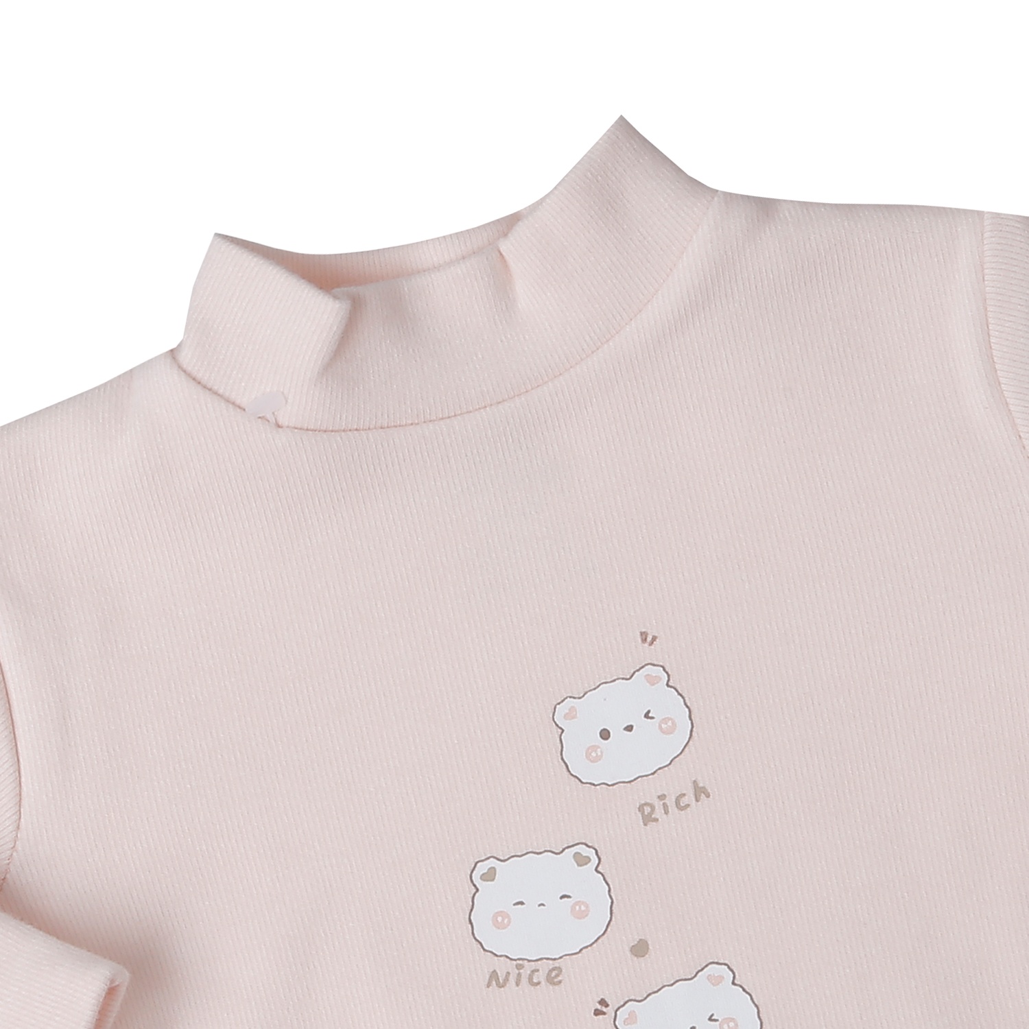 Áo có cổ 3 phân cho bé gái KidsPlaza nhung ND25D (Hồng)