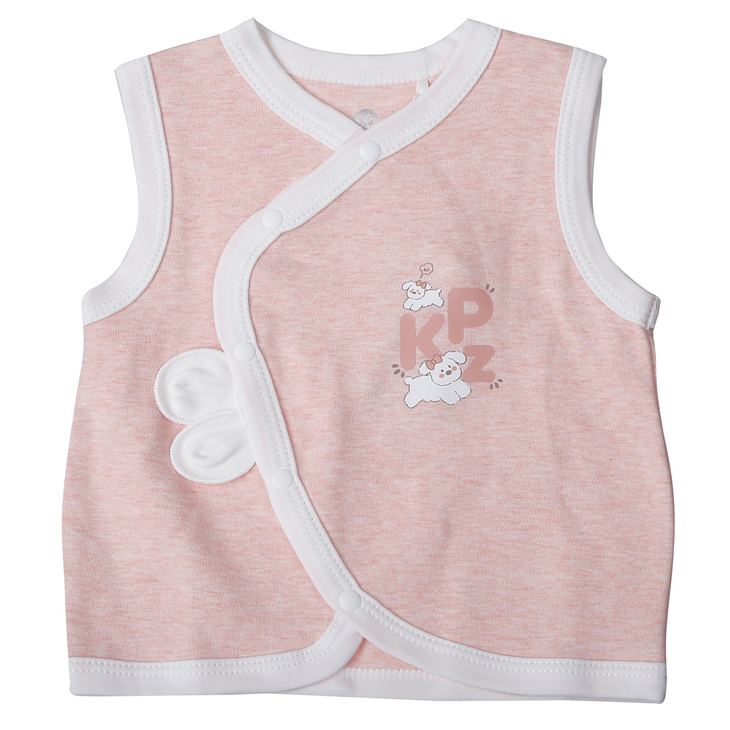 Áo gile cài lệch bé gái KidsPlaza ND25D (Hồng)