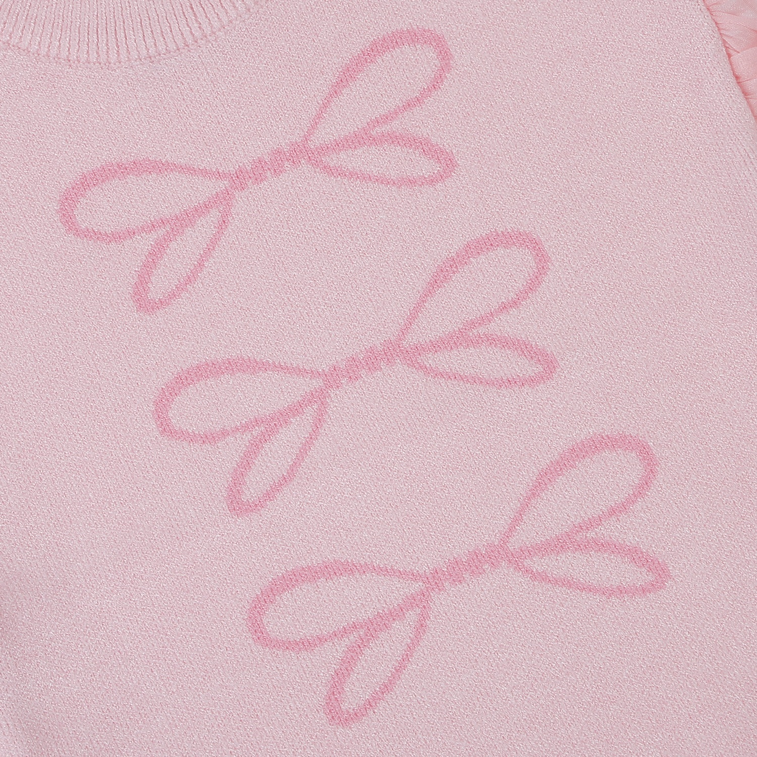 Áo len gile bé gái KidsPlaza bèo tay HN24D (Hồng) hình 2