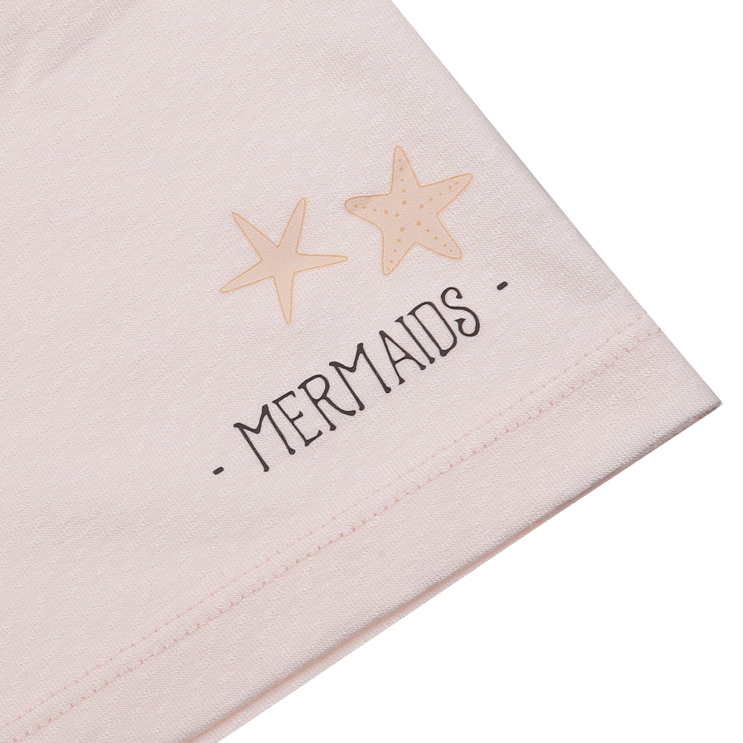 Bộ cộc bé gái KidsPlaza in tiên cá HN25H (Trắng) hình 4