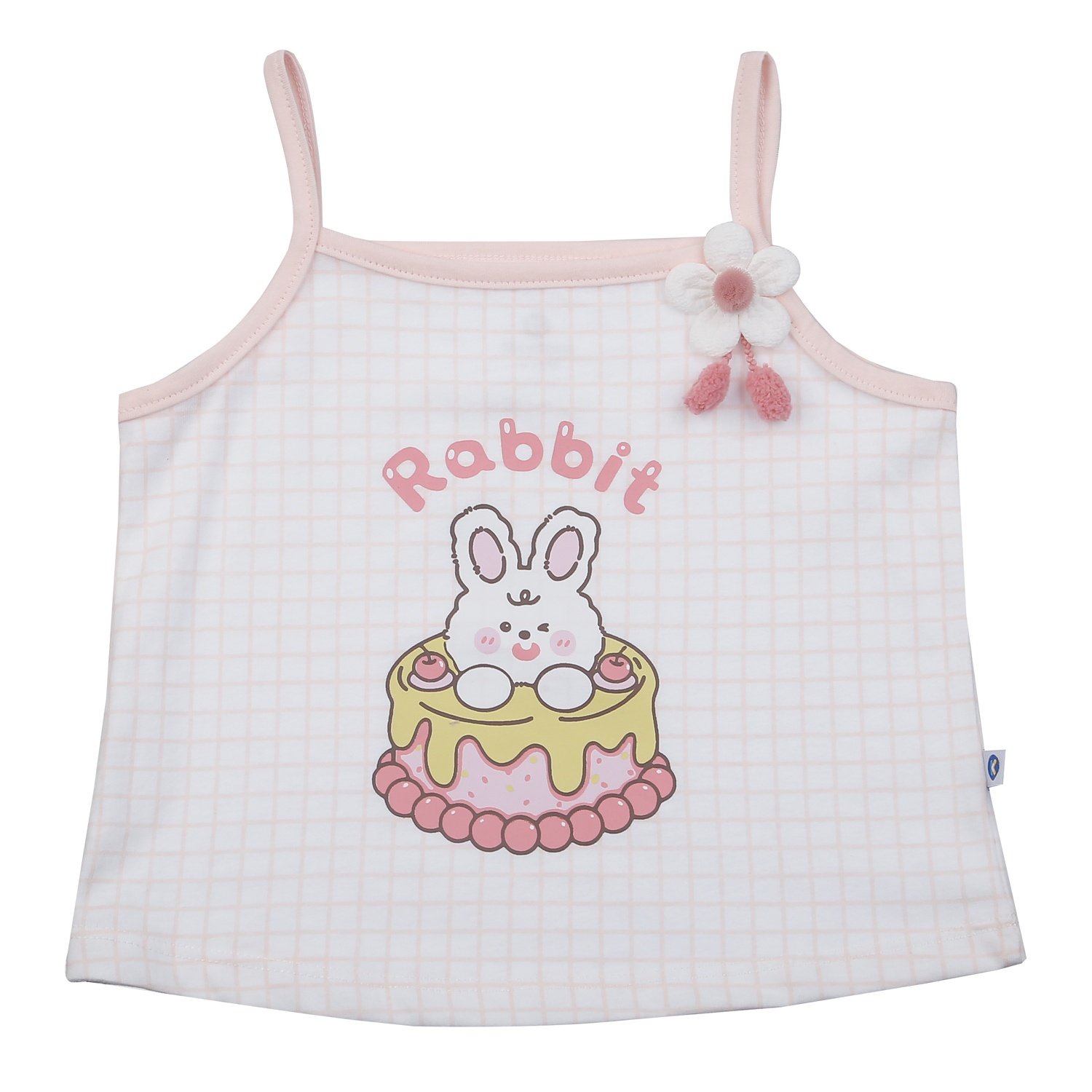 Bộ ba lỗ bé gái KidsPlaza in thỏ BA25H (Hồng)  hình 2
