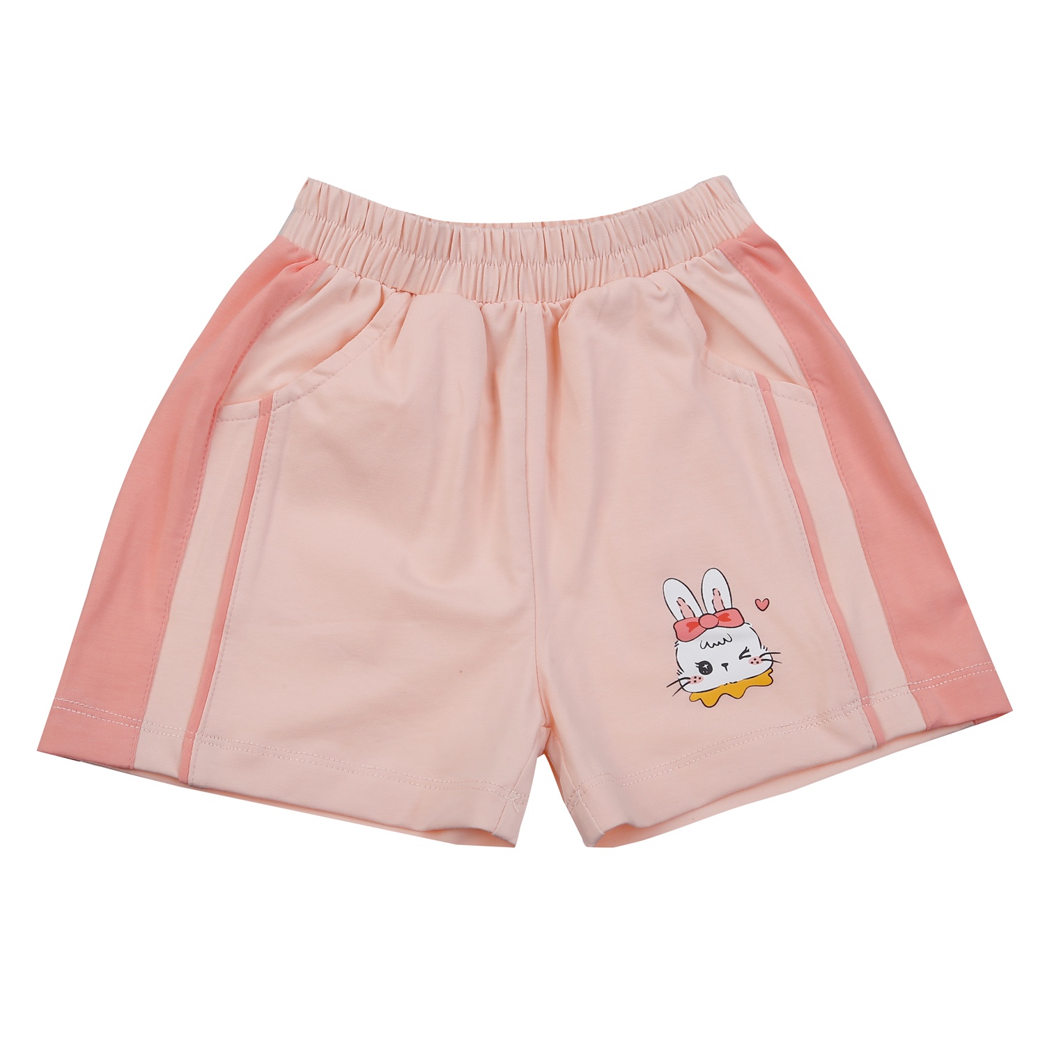 Bộ cộc bé gái KidsPlaza in thỏ TT25H (Hồng tôm) hình 4