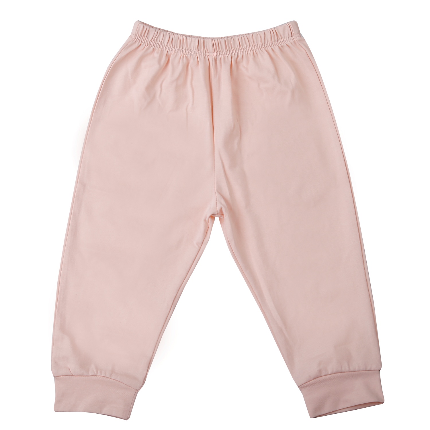 Bộ quần áo dài tay bé gái KidsPlaza cotton in carrot M25T (Trắng hồng) hình 4