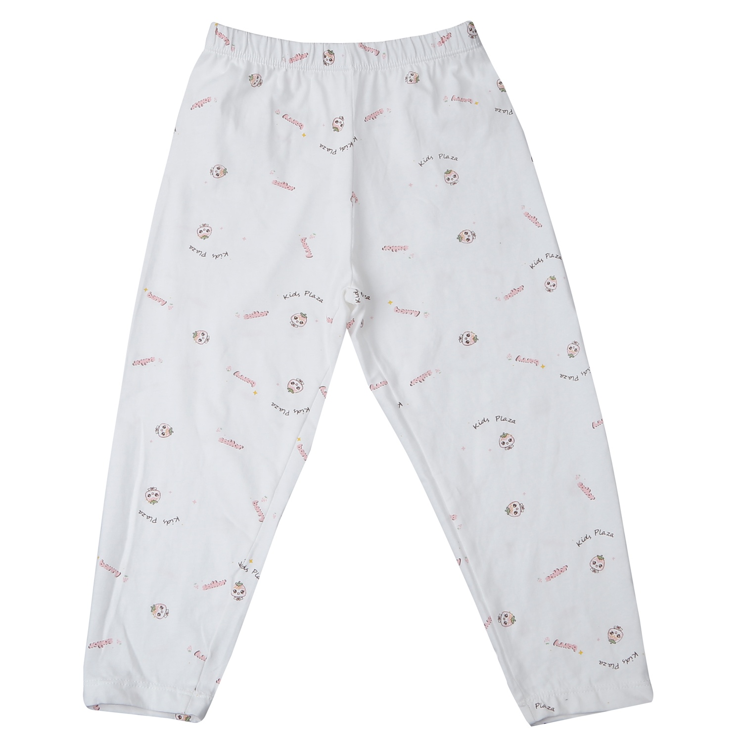 Bộ quần áo dài tay bé gái KidsPlaza in hình HN25T (Trắng hồng)