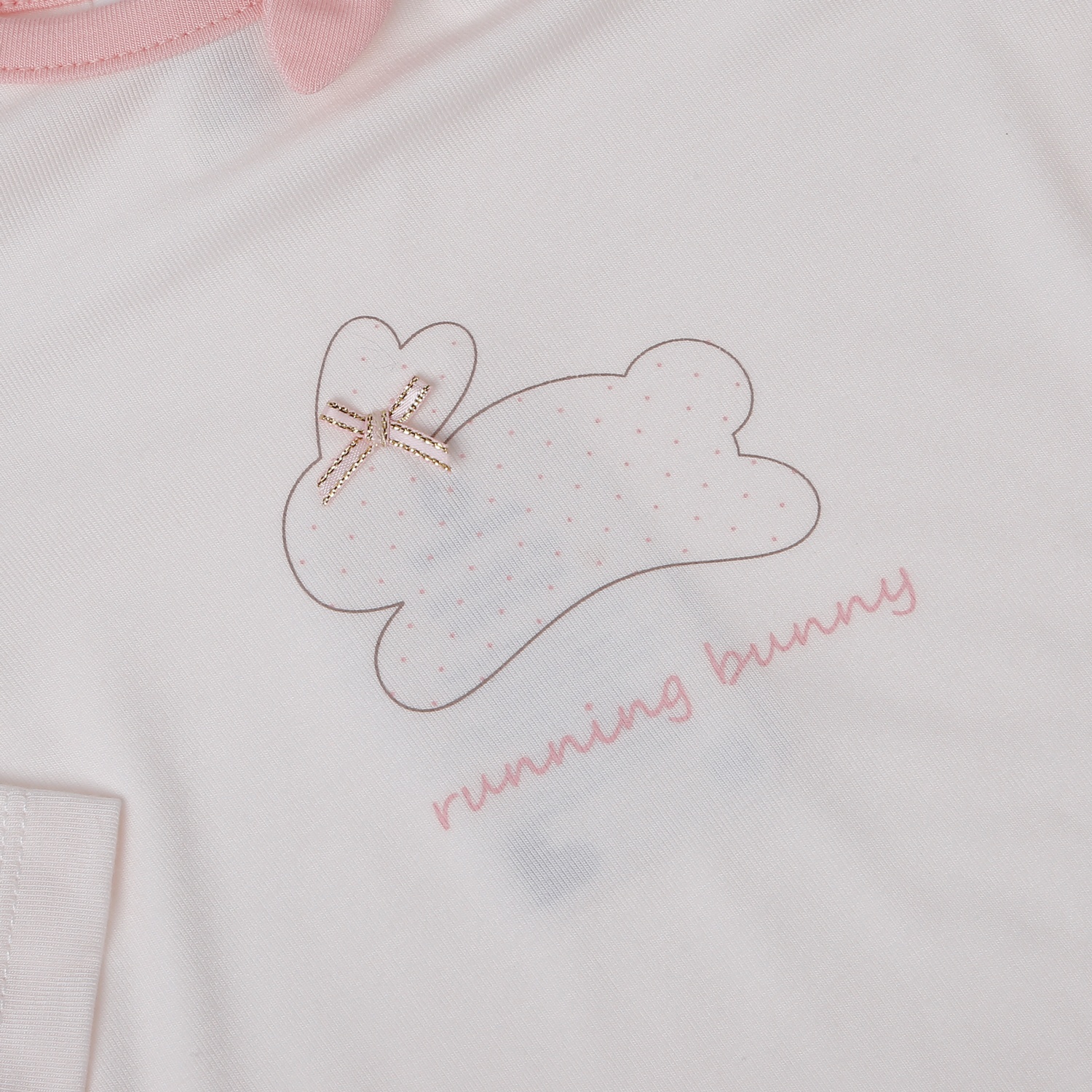 Bộ quần áo dài tay bé gái KidsPlaza Otis in thỏ ND25T (Màu hồng)