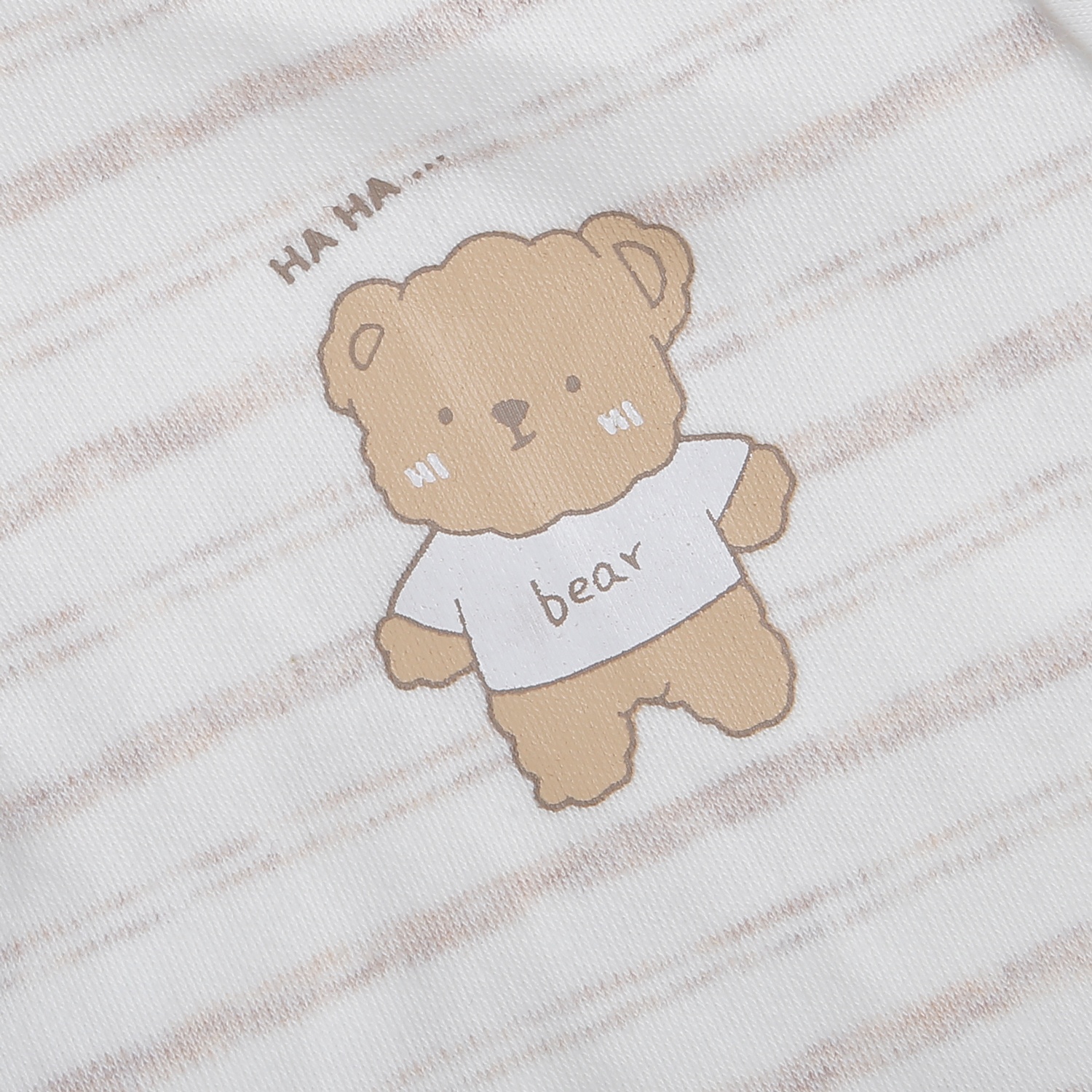 Bộ quần áo dài tay bé trai KidsPlaza có mũ ND25D (Kẻ nâu)