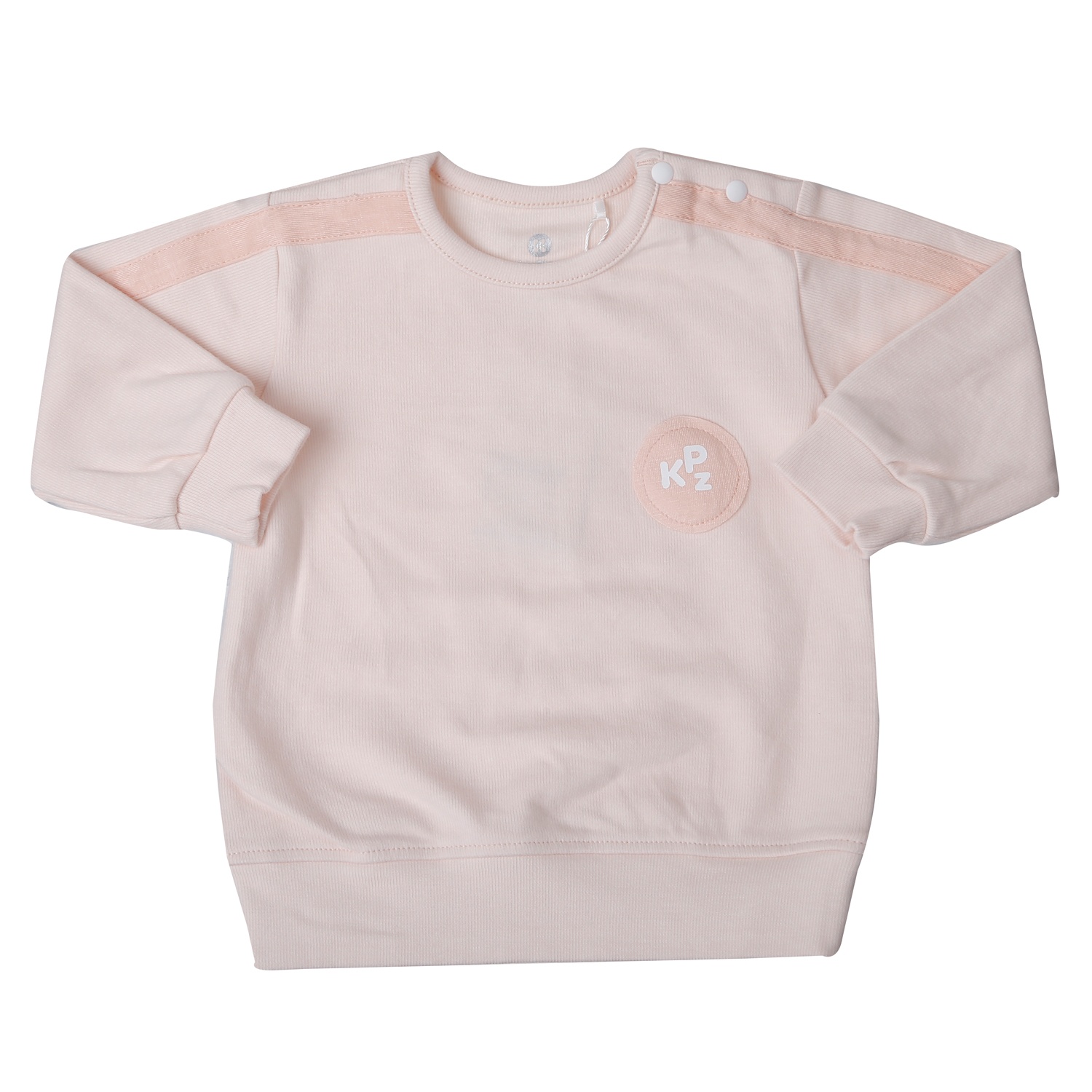 Bộ quần áo dài tay cài vai KidsPlaza in hình ND25D (Hồng) 