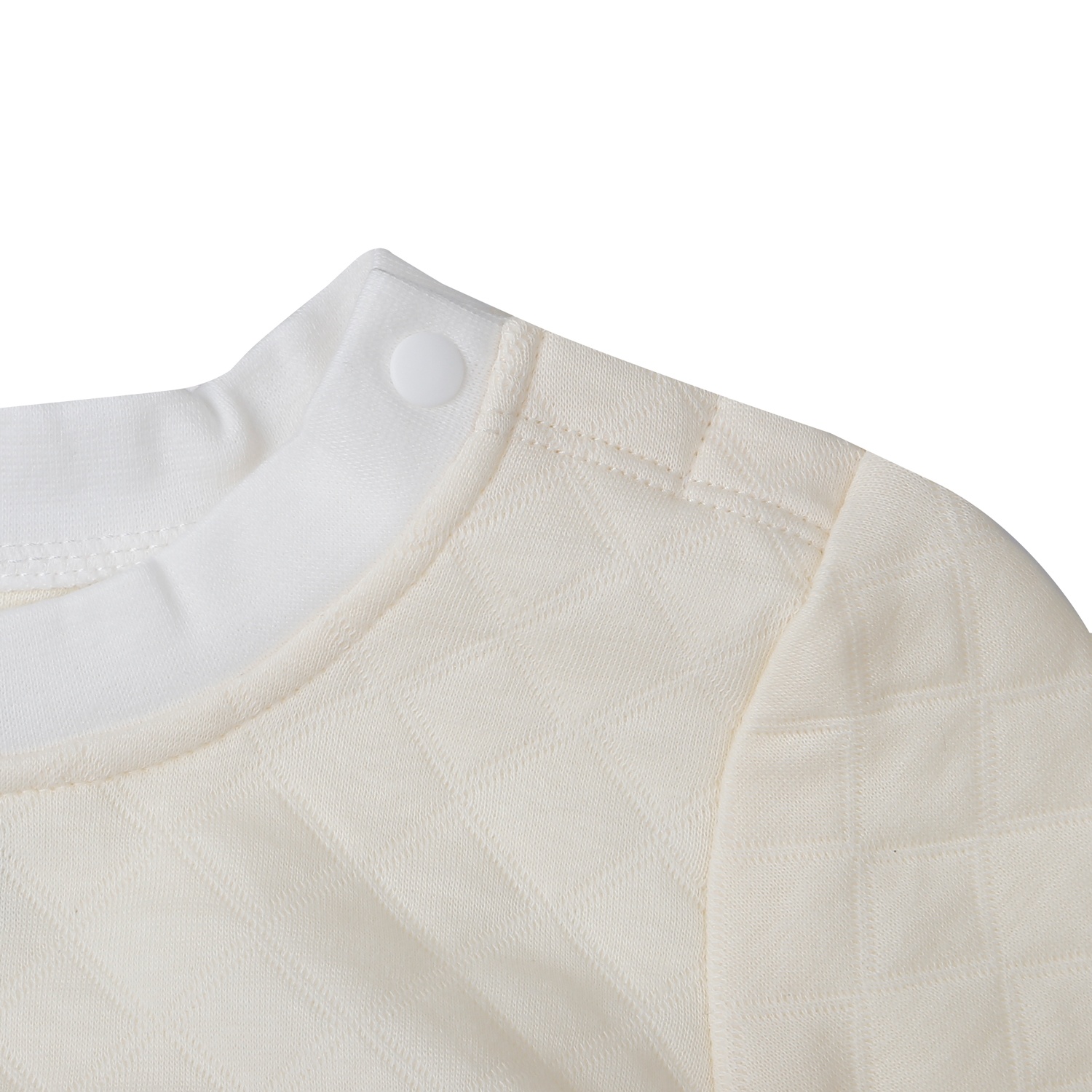 Bộ quần áo trần bông cài vai KidsPlaza M25D (Vàng)