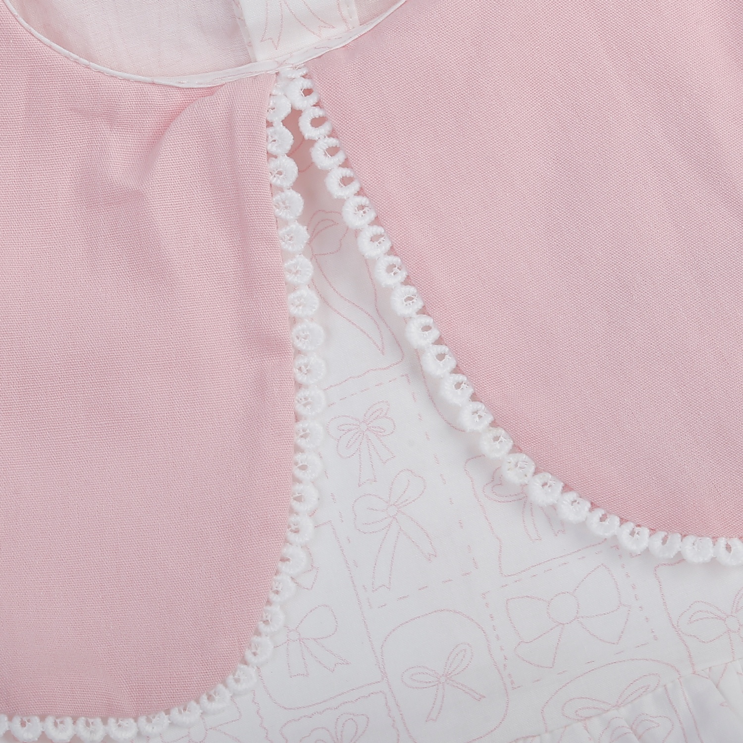 Váy cộc bé gái KidsPlaza cổ ren M25H (Hồng) 