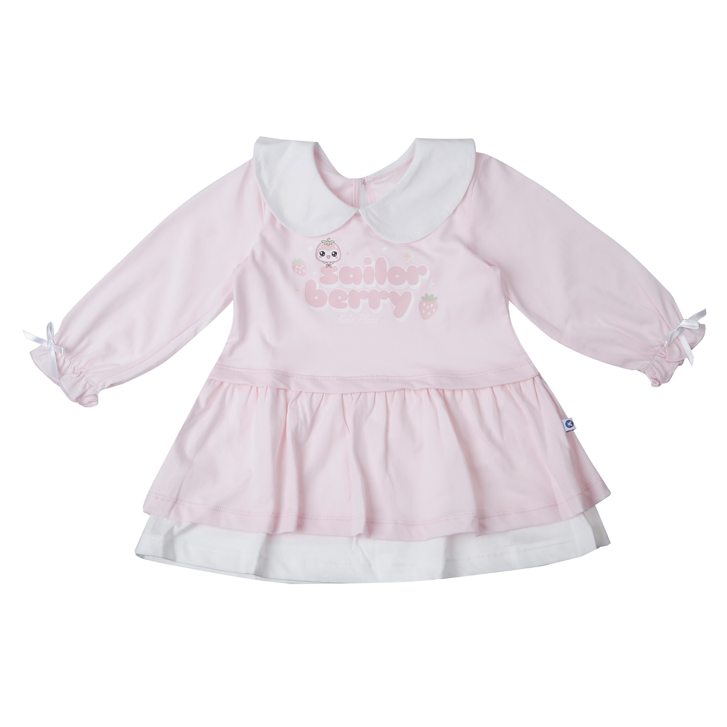 Váy dài bé gái Kidsplaza tay nơ in bery HN25T (Hồng) 