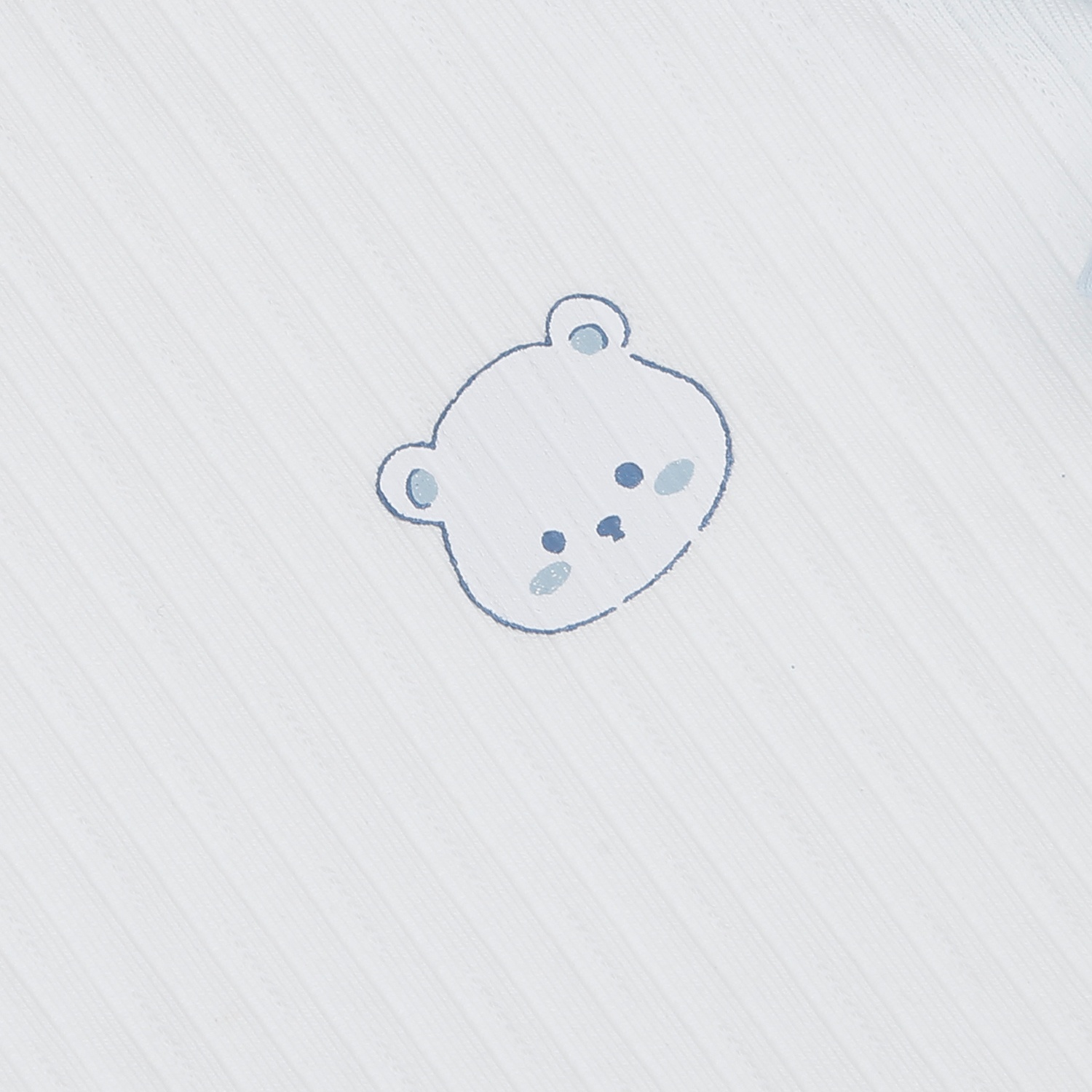 Áo cổ 3 phân cho bé trai KidsPlaza kẻ tăm ND25T (Trắng phối xanh) hình 3