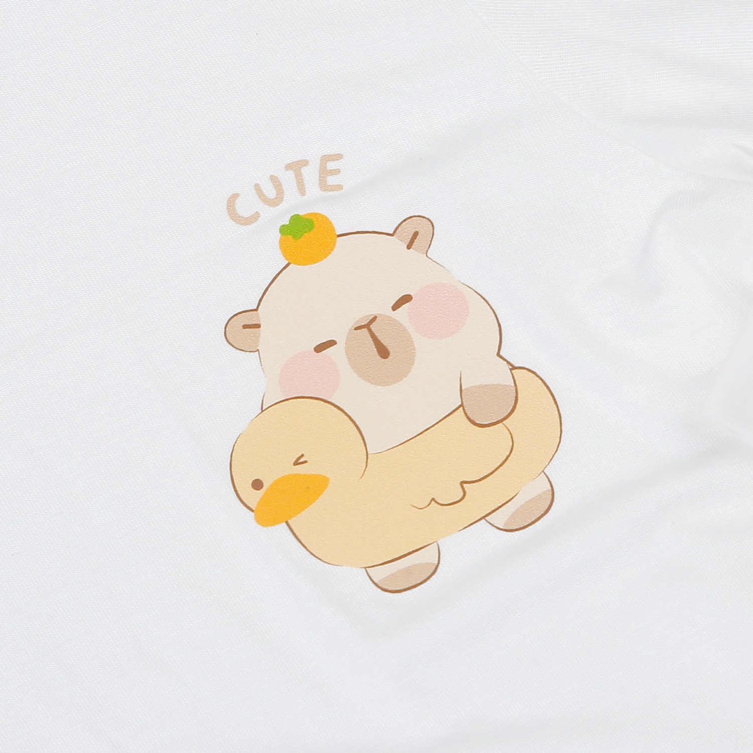 Áo cổ 3 phân KidsPlaza Modal in bara M25T (Trắng) hình 2