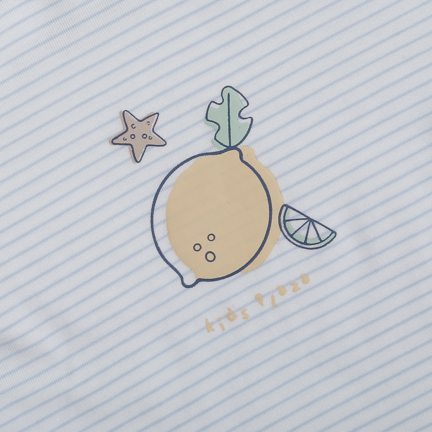 Áo cổ 3 phân KidsPlaza Otis ND25T (Trắng kẻ xanh) hình 3