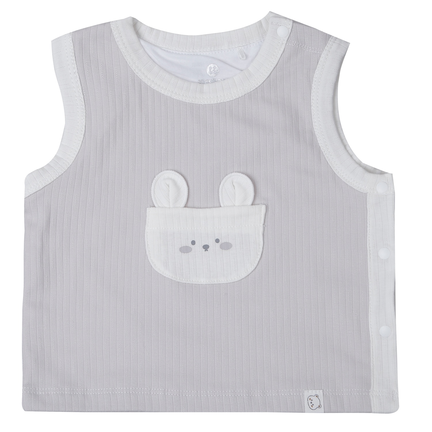  Áo Gile KidsPlaza kẻ tăm ND25D (Ghi) hình 1