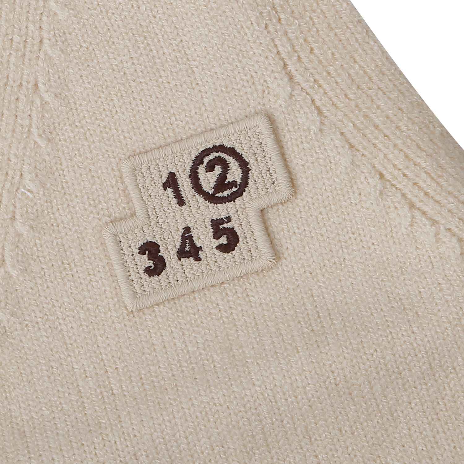 Áo gile len bé trai Mamago cài cúc dệt ô tô 25M-G12 (Be)