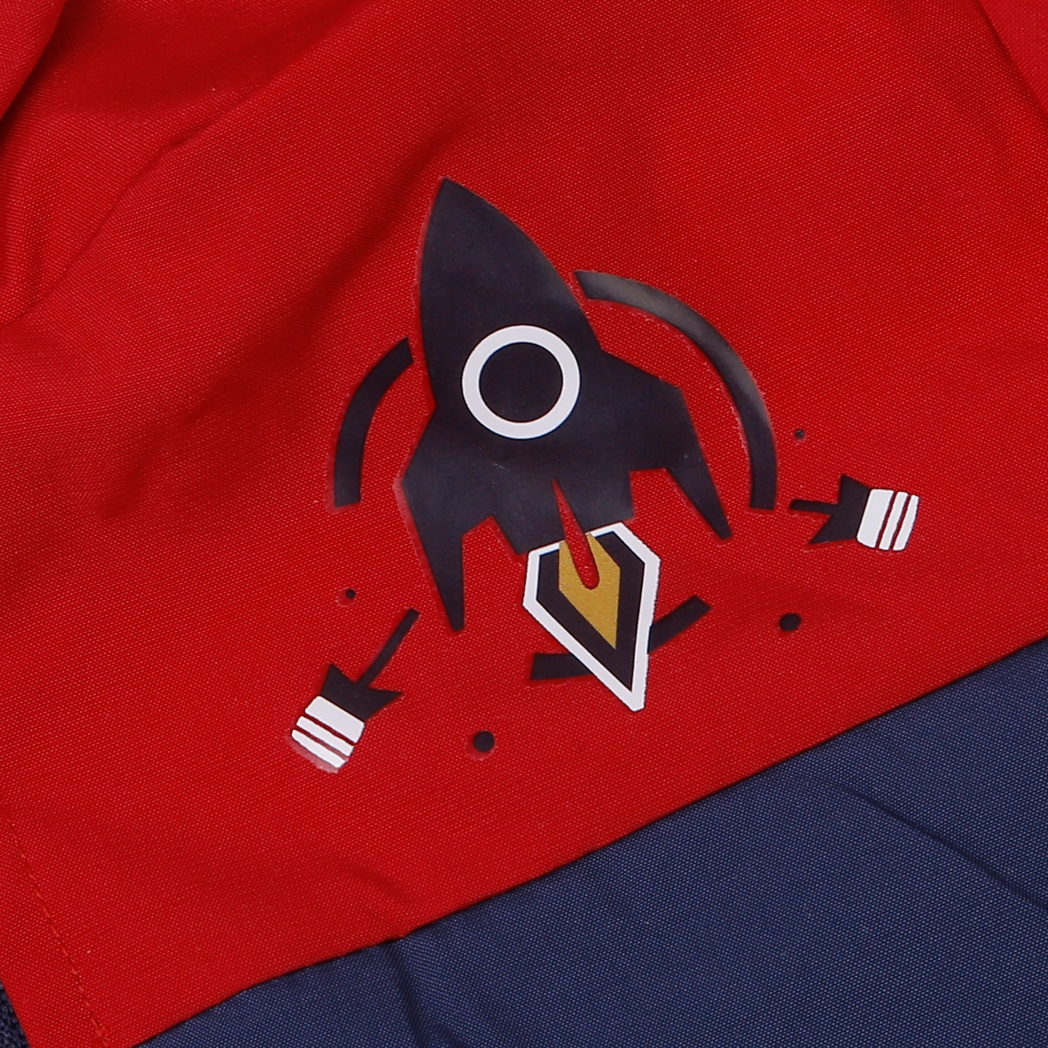 Áo gió bé trai Mamago tên lửa 25K-WJ03 (Xanh đỏ) hình 2