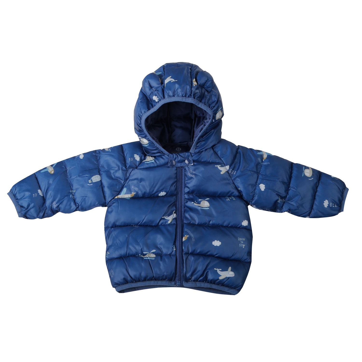 Áo khoác bé trai KidsPlaza in máy bay 25K (Xanh than)