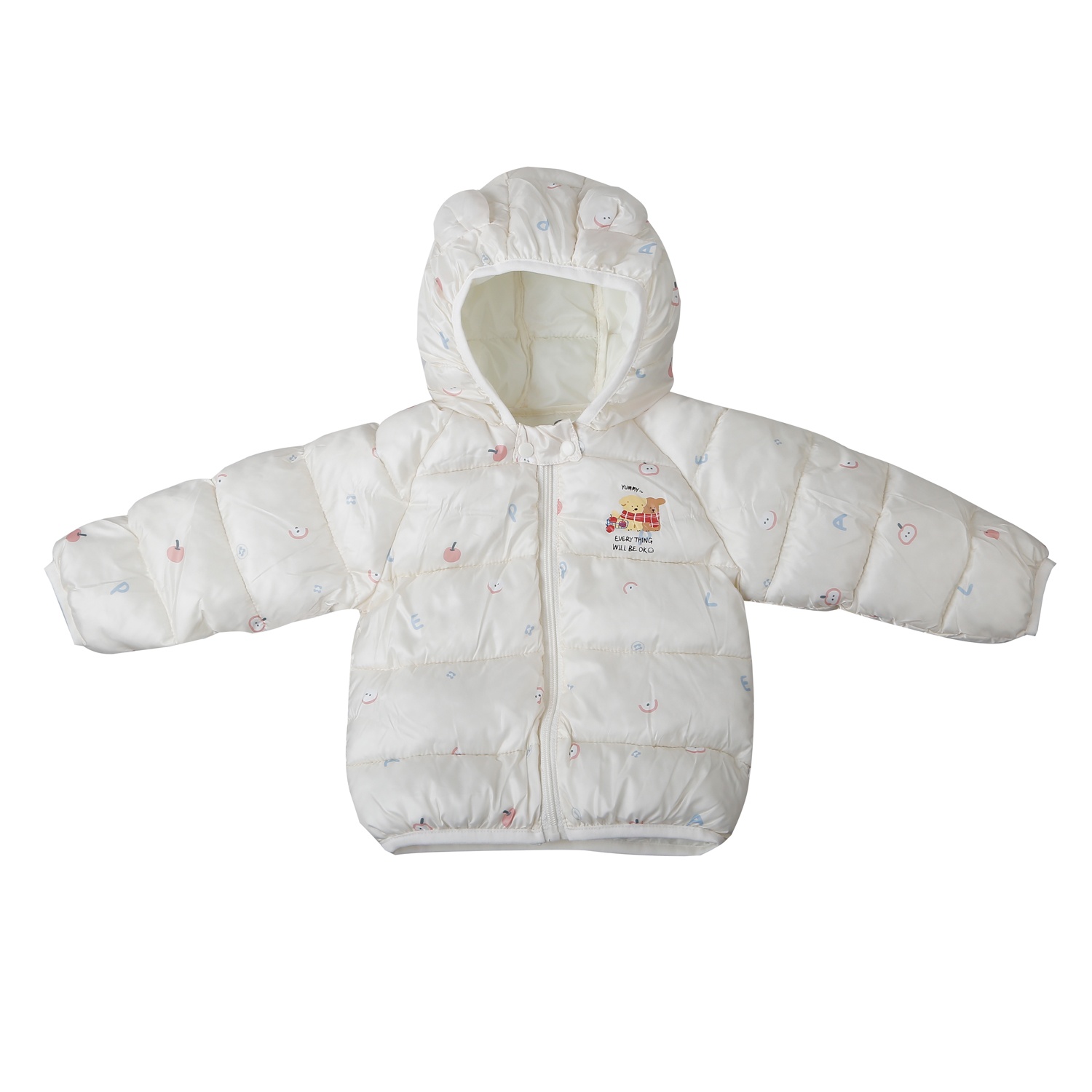 Áo khoác bé trai KidsPlaza in thú 25K (Trắng) 