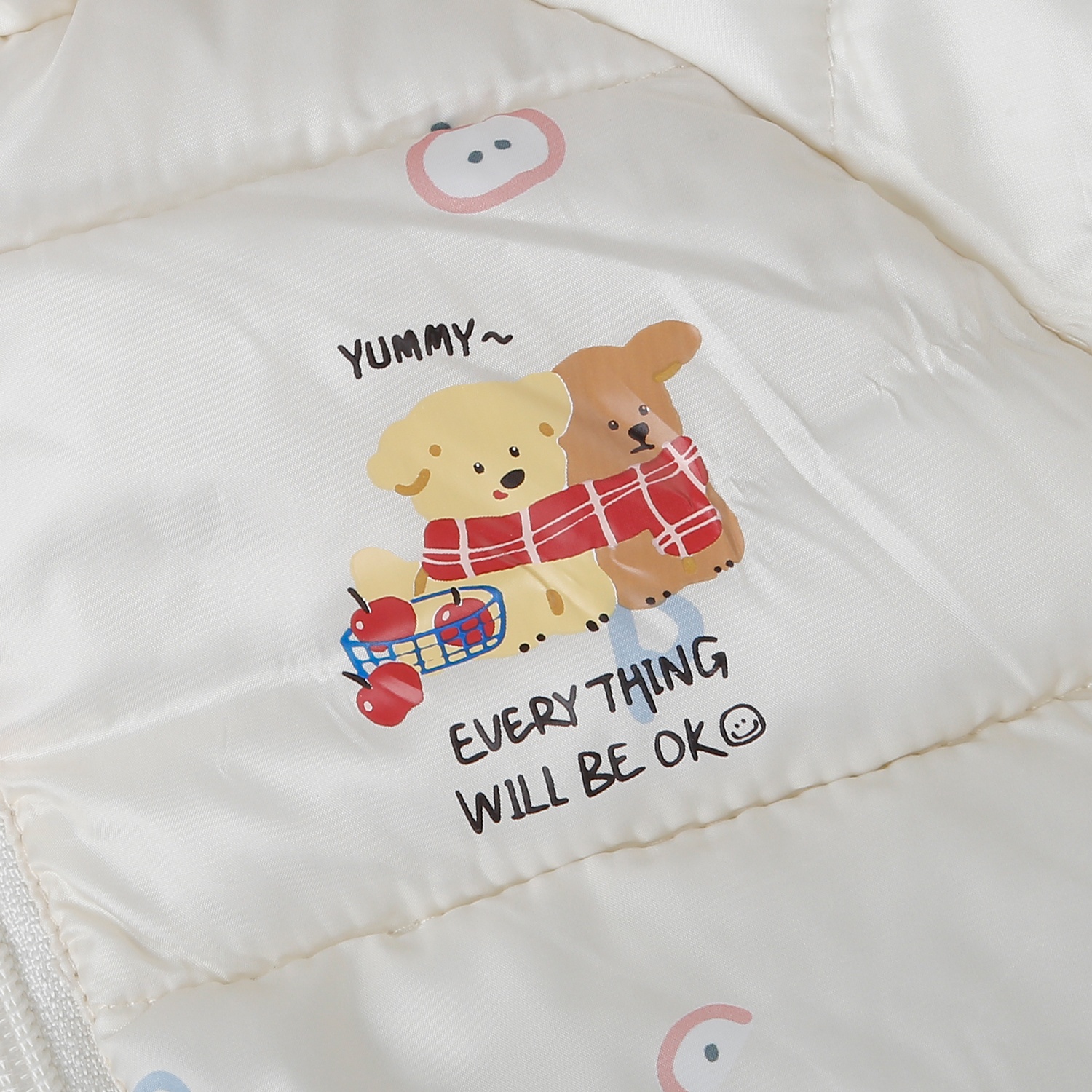 Áo khoác bé trai KidsPlaza in thú 25K (Trắng)