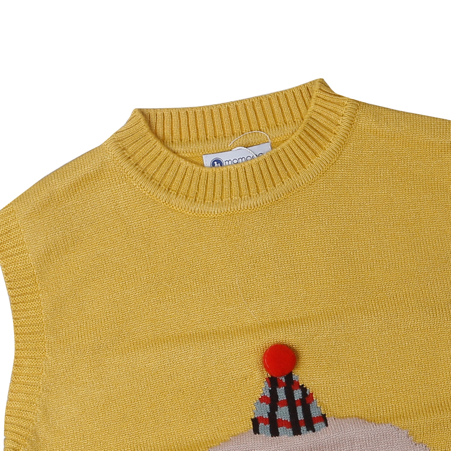 Áo len gile sơ sinh Mamago ND19 (Hồng đậm) Áo len gile bé trai Mamago mặt cún 25M-G05 (Vàng)