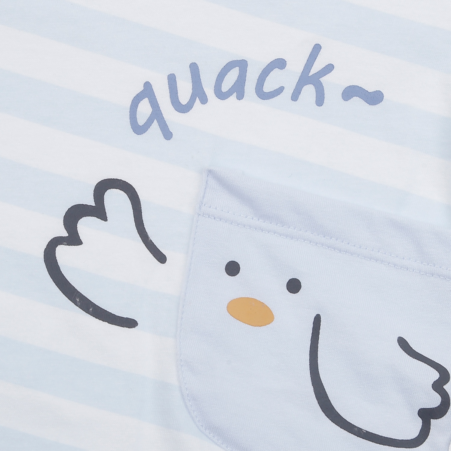 Bộ cộc bé trai Kidsplaza in vịt BA25H (Xanh) hình 2