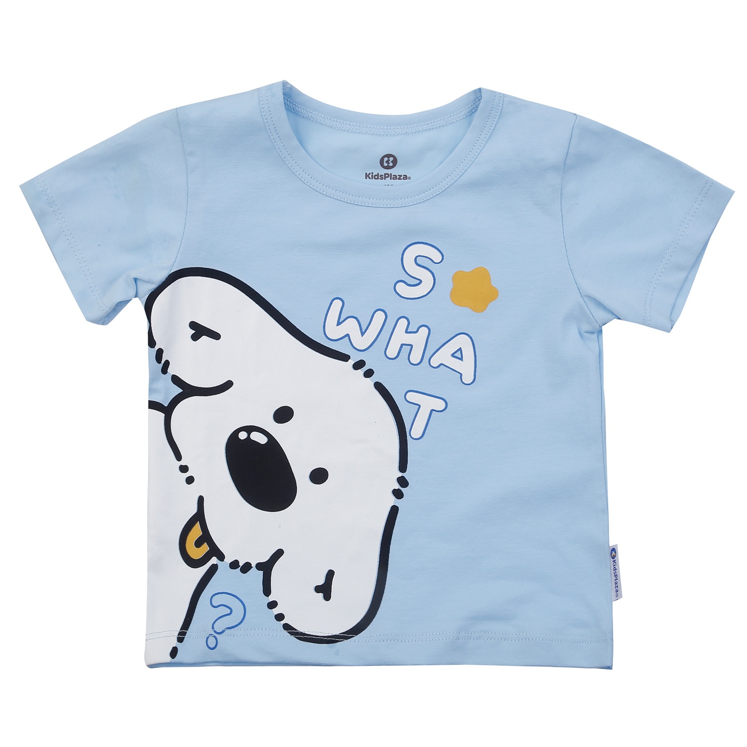 Bộ cộc tay bé trai KidsPlaza in cún M25H (Xanh xám) hình 2