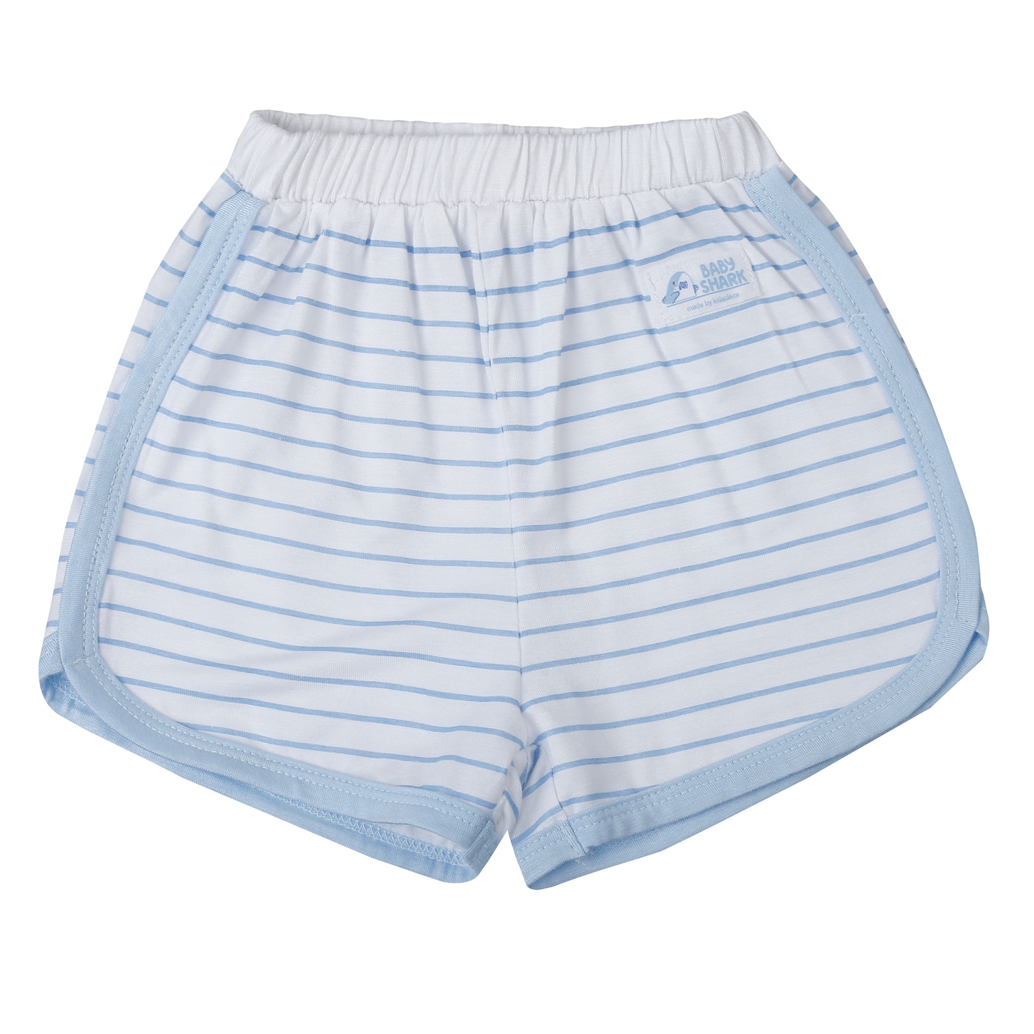 Bộ quần áo ba lỗ KidsPlaza in cá TT25H (Trắng xanh) hình 4